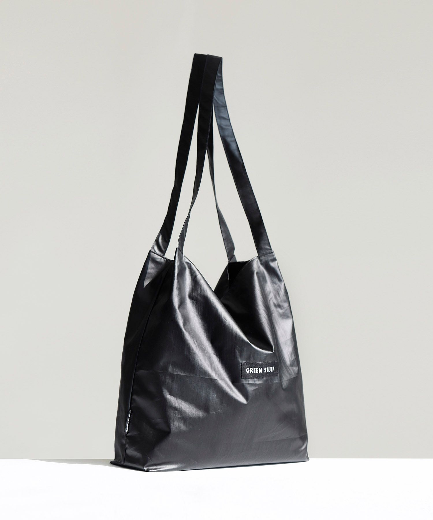 MUSINSA | GREEN STUFF boxy bag 53 - matte stone black