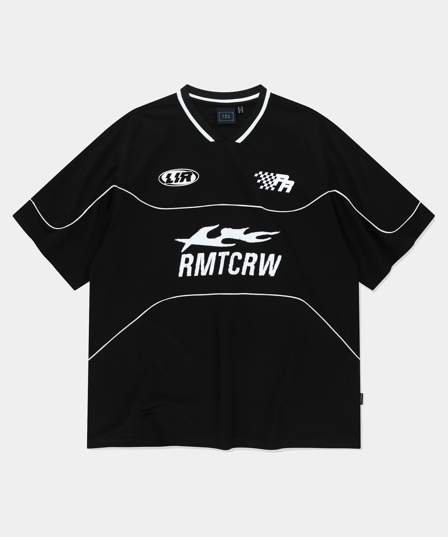 【ROMANTIC CROWN】25SU★ PIPING SPORTS JERSEY Vol.3 MUSINSA | ROMANTIC CROWN Piping Sports Jersey Vol.3_Black