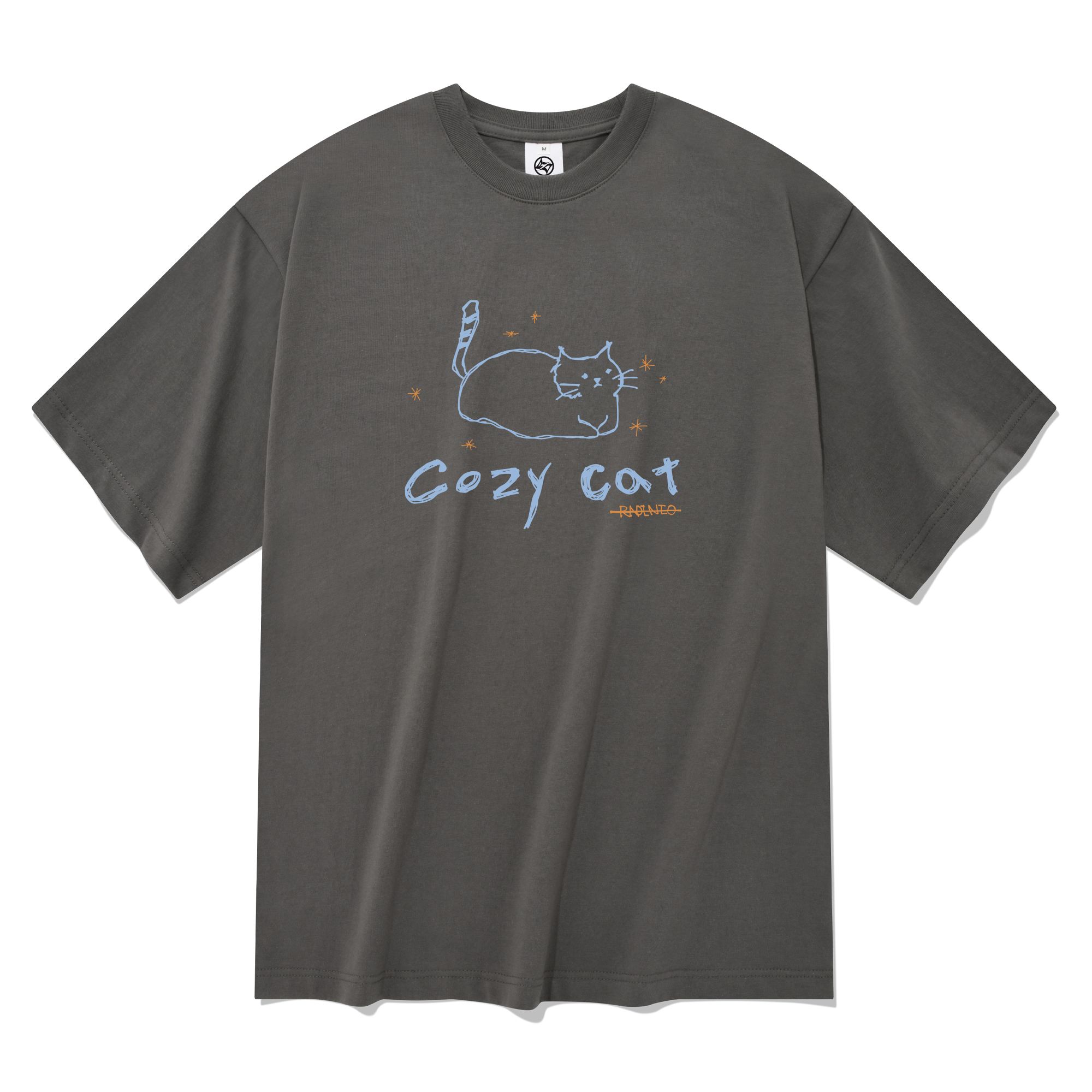 [RADINEO]★25SS★韓国人気★COZY CAT SHORT SLEEVE T-SHIRT MUSINSA | RADINEO Cozy cat short sleeve t-shirt gray