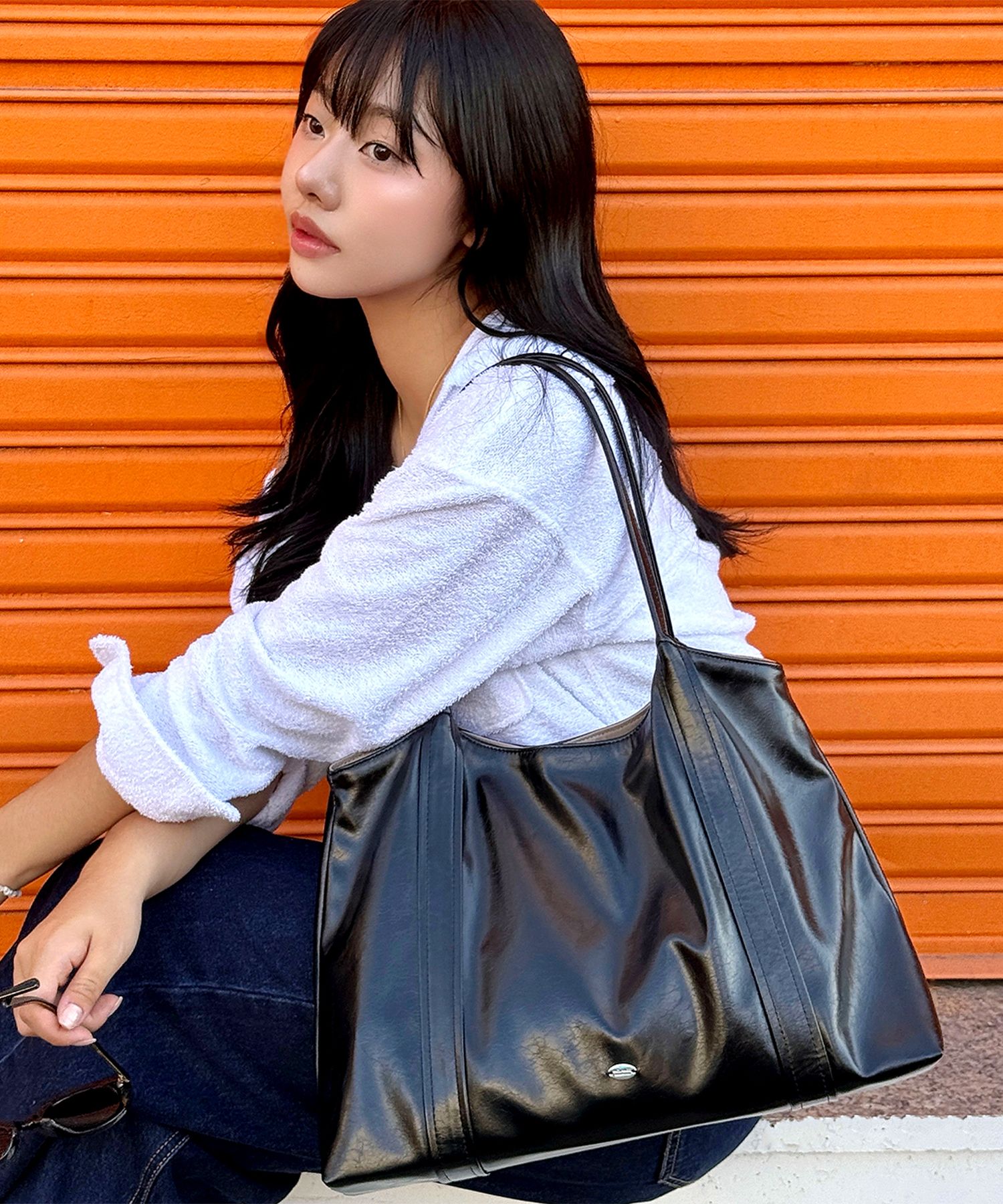 韓国 MUSINSA typeservice Dotted Bag MUSINSA公式 | KOOKEESEE Padded tote bag (big dot)