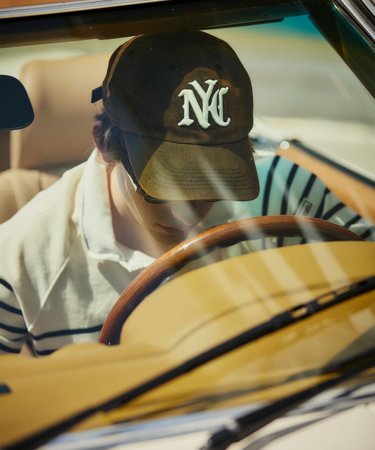 NOHANT ■ NYC SALT WASHING BALL CAP キャップ NYC SALT WASHING BALL CAP NAVY – NOHANT GLOBAL