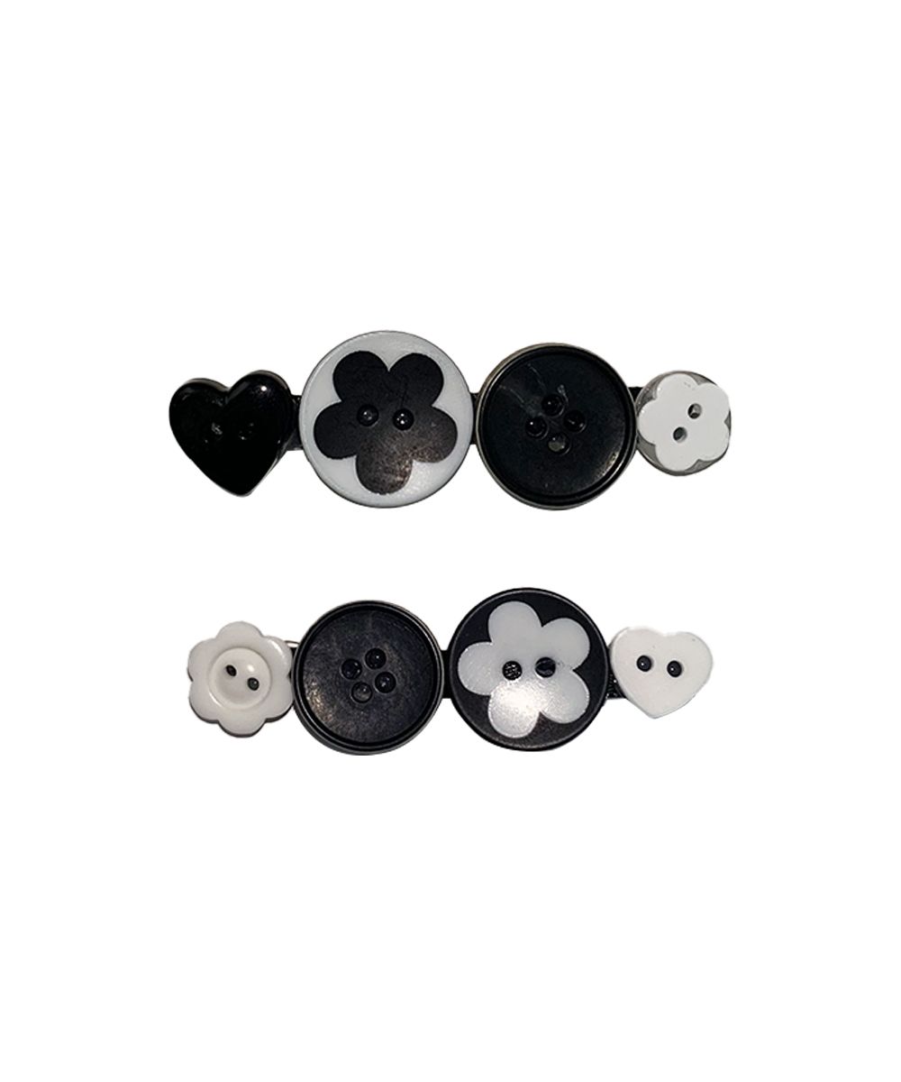 ★SIO★SIO BUTTON HAIR PIN [FLOWER]★正規品/韓国送料込 MUSINSA | SIO Sio Button Hair Pin [Flower]