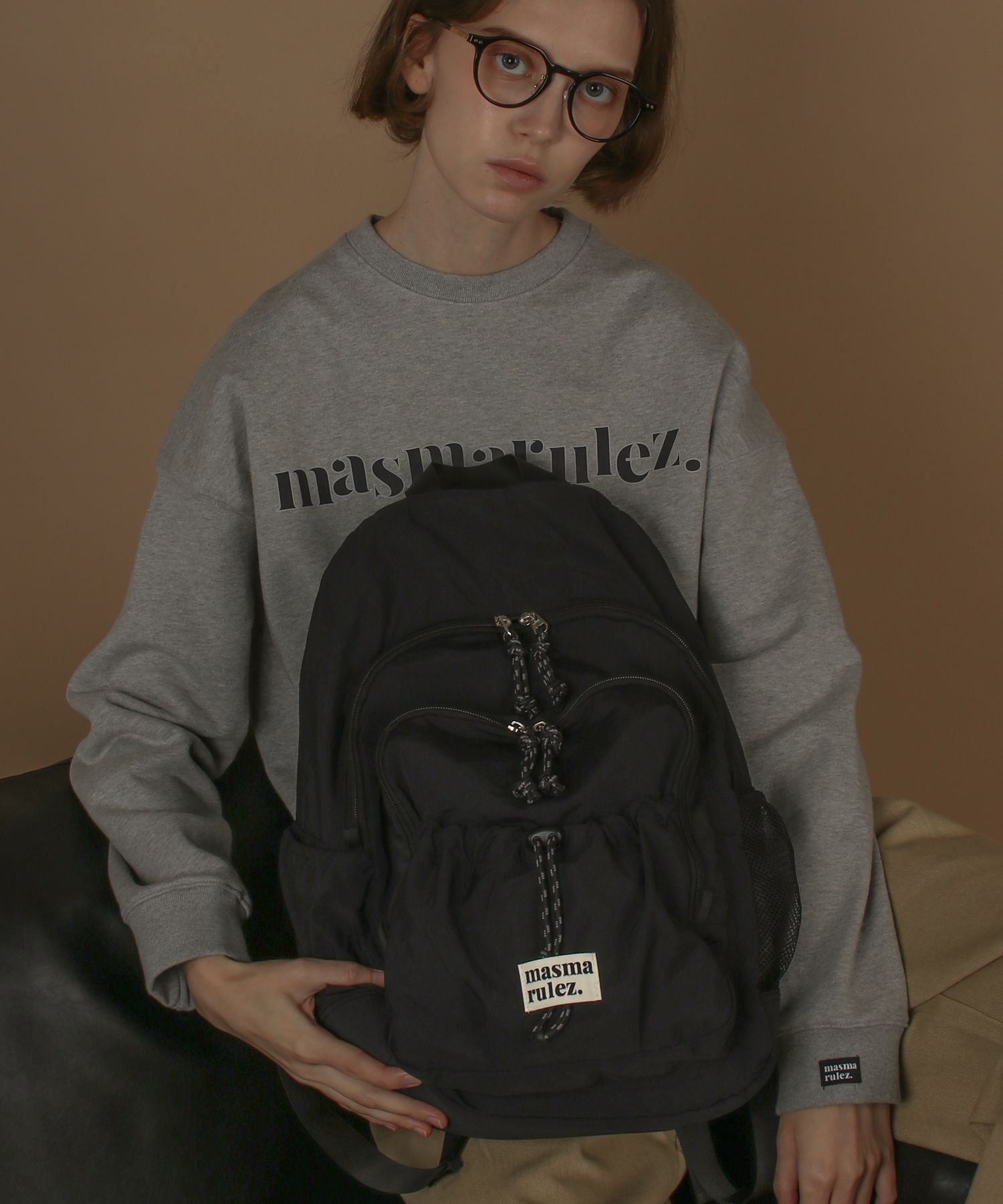 バックパック・リュック masmarulez Daily lightly backpack Black 5012435921 MUSINSA | MASMARULEZ [INT] Daily lightly backpack _ Black