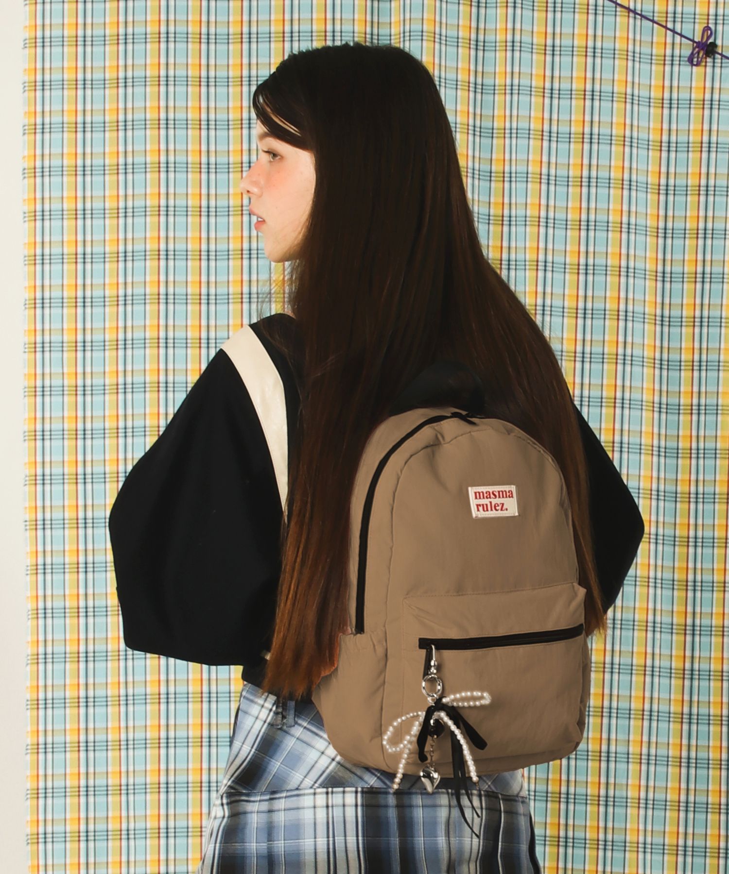 MUSINSA | MASMARULEZ [INT] mini ver. Daily backpack _ Cocoa