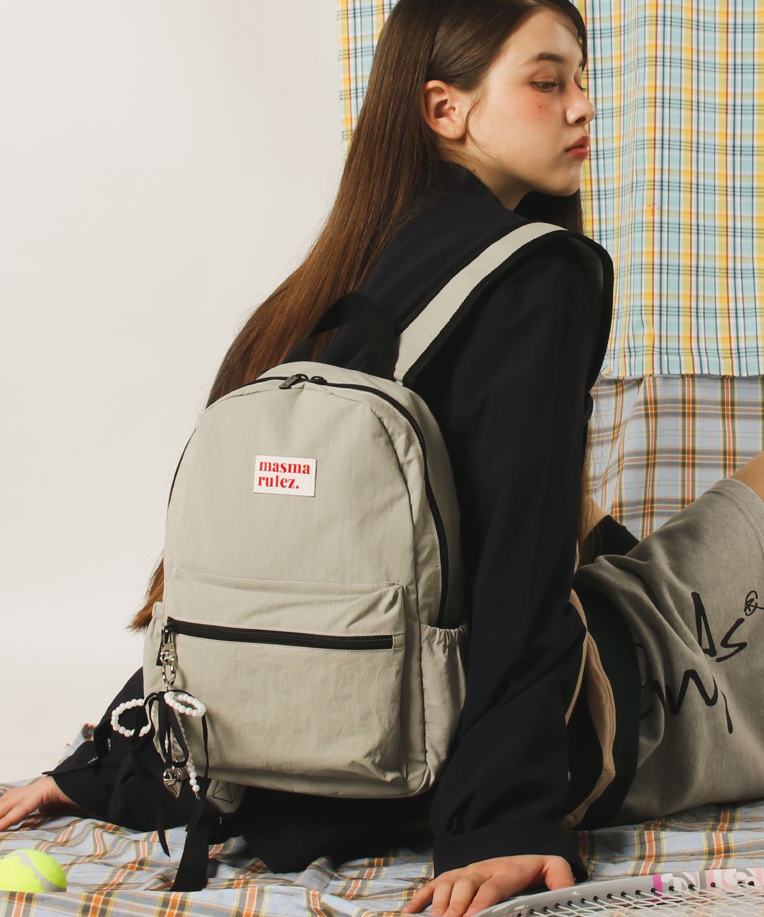 MUSINSA | MASMARULEZ [INT] mini ver. Daily backpack _ Gray