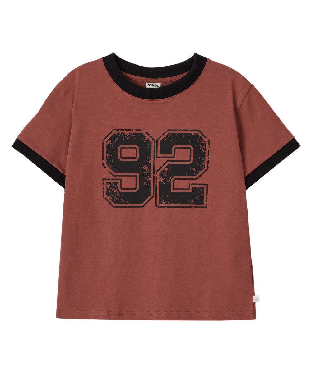 ★DANDEL★ DD 92 cracked ringer tee RED MUSINSA | DANDEL DD 92 cracked ringer tee (RED)