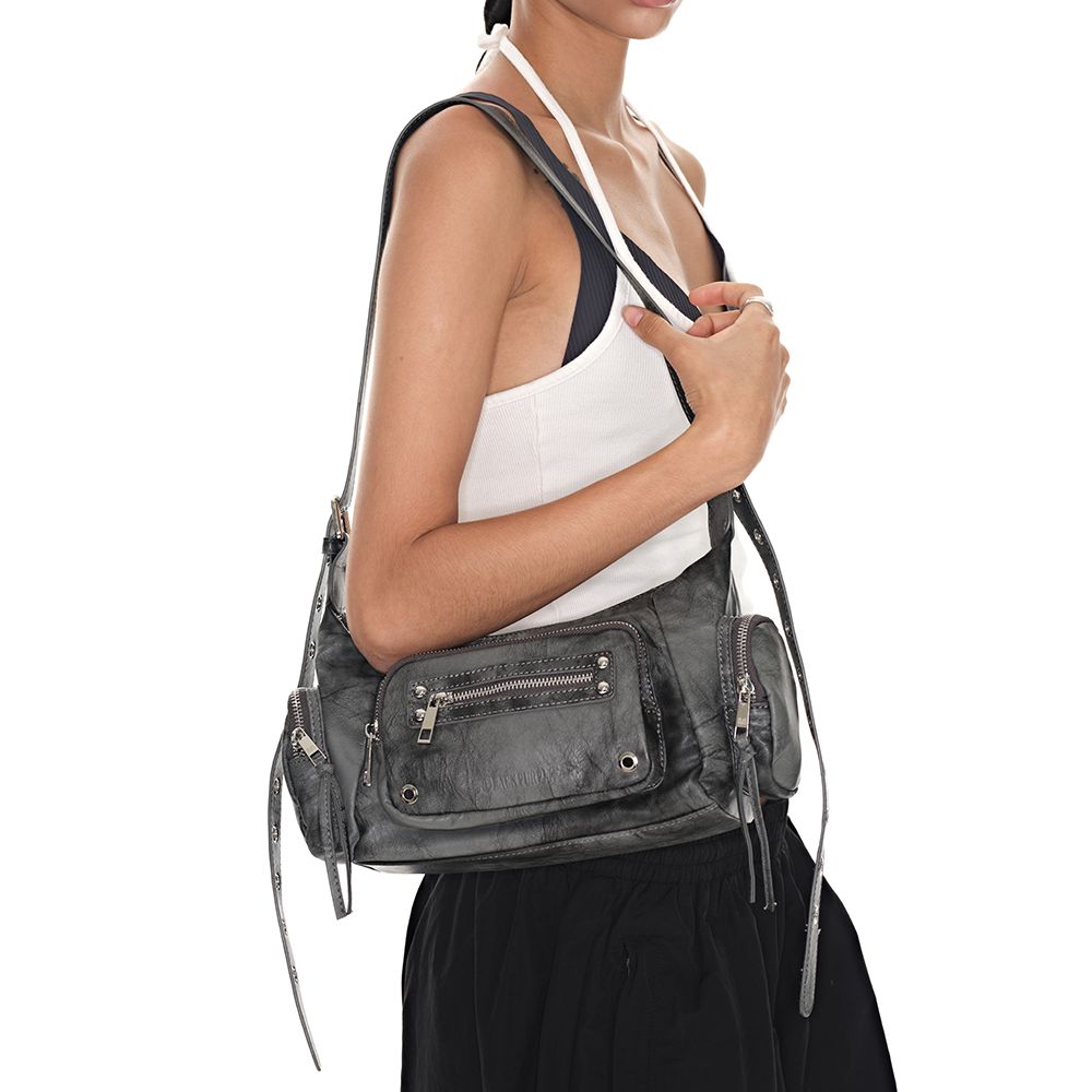 ●BLACKPURPLE● Marco Bag (3色) unisex セール】【BLACK PURPLE】Marco Bag（ショルダーバッグ