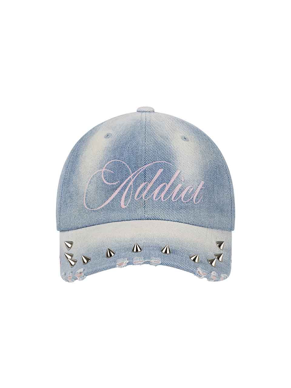2000ARCHIVES★韓国★人気 SPIKE ADDICT CAP (DENIM) キャップ 2000ARCHIVES☆韓国☆人気 SPIKE ADDICT CAP (DENIM) キャップ