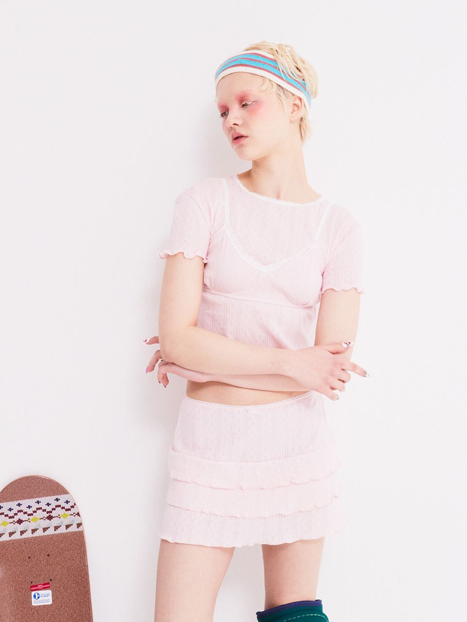 ミニスカート asif CALIE LOVELY EYELET CANCAN MINI SKIRT RM5B0217 MUSINSA公式 | ASIF CALIE LOVELY EYELET CANCAN MINI SKIRT IVORY