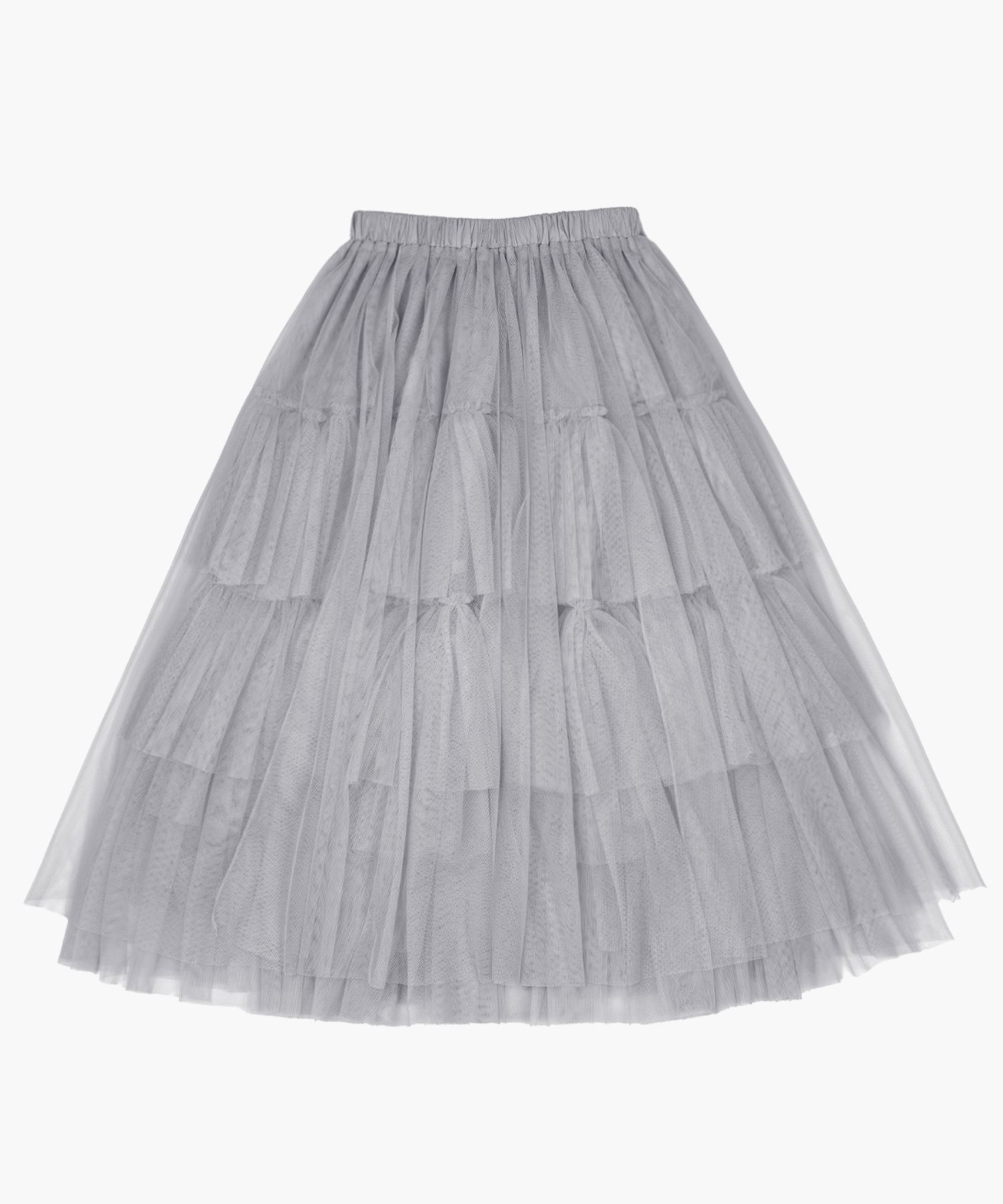 【ROUGHNECK】25ss Volume Tulle Skirt MUSINSA | ROUGHNECK Volume tulle skirt gray