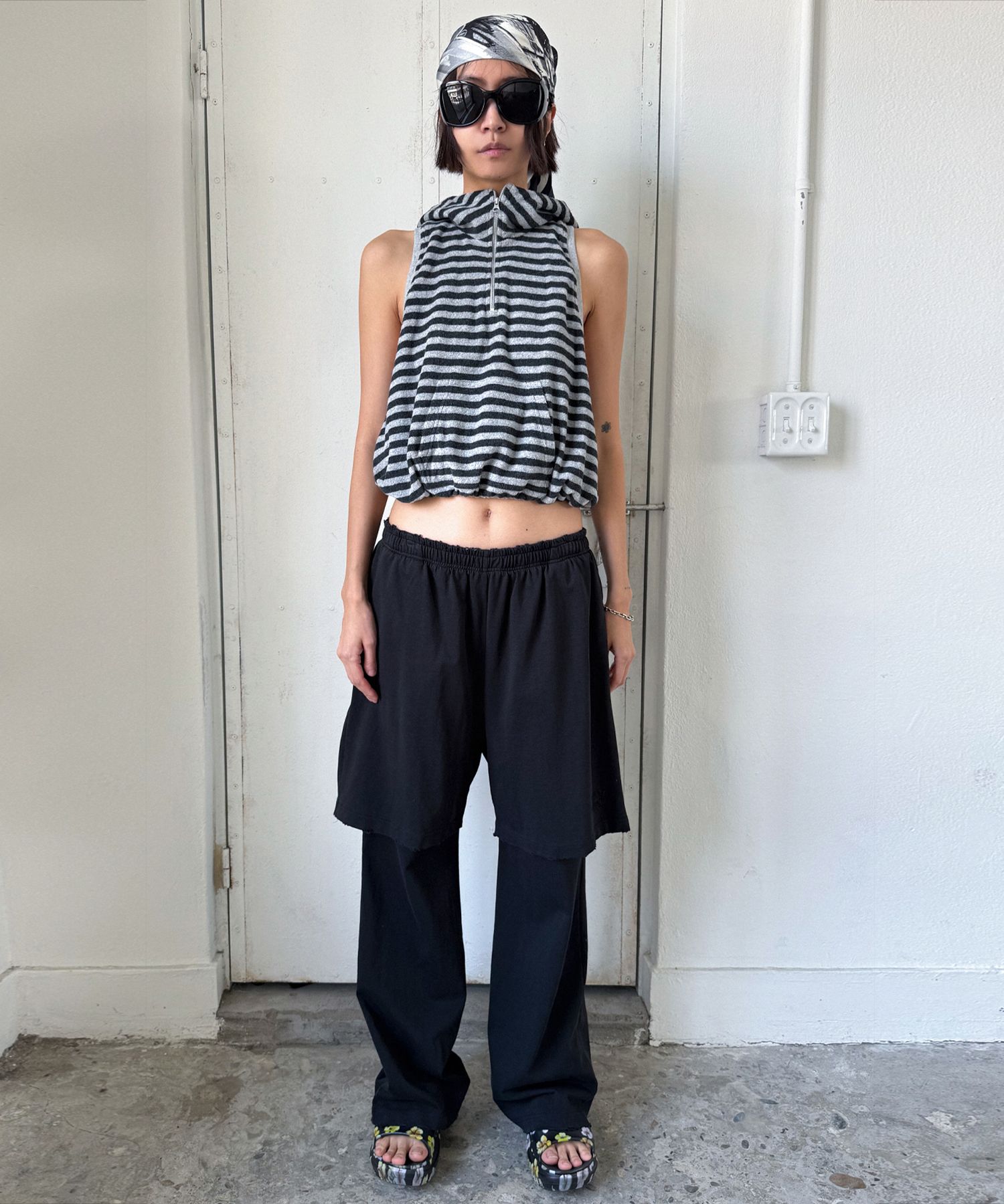 パンツ s/e/o : 25SS / SHORTS LAYERED SWEATPANTS (3COLORS) MUSINSA | s/e/o SHORTS LAYERED SWEATPANTS BLACK