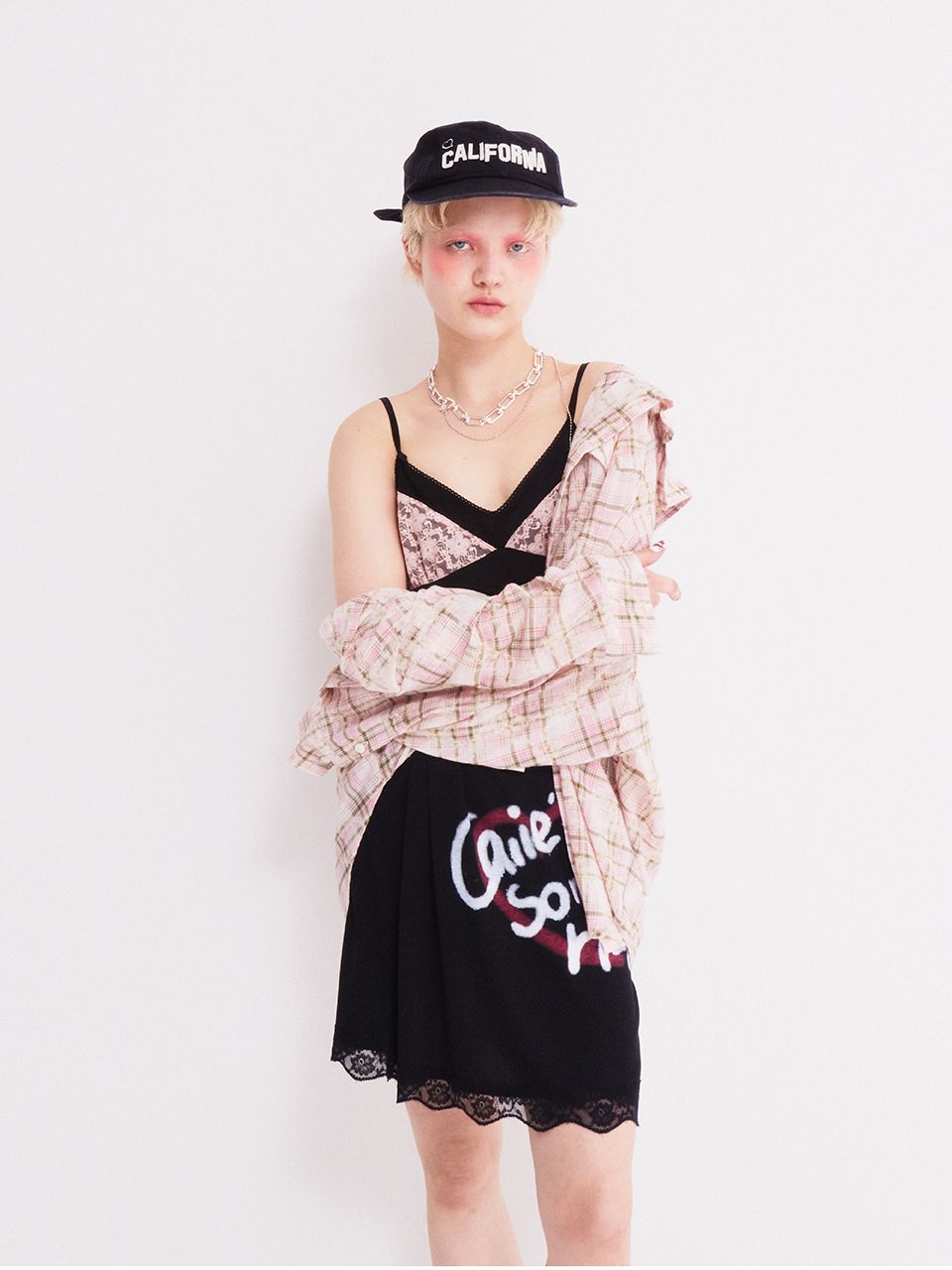 【as if calie】24FW DIRTYWASHING OVERFIT CHECK SHIRT MUSINSA | ASIF CALIE DIRTYWASHING OVERFIT CHECK SHIRT PINK