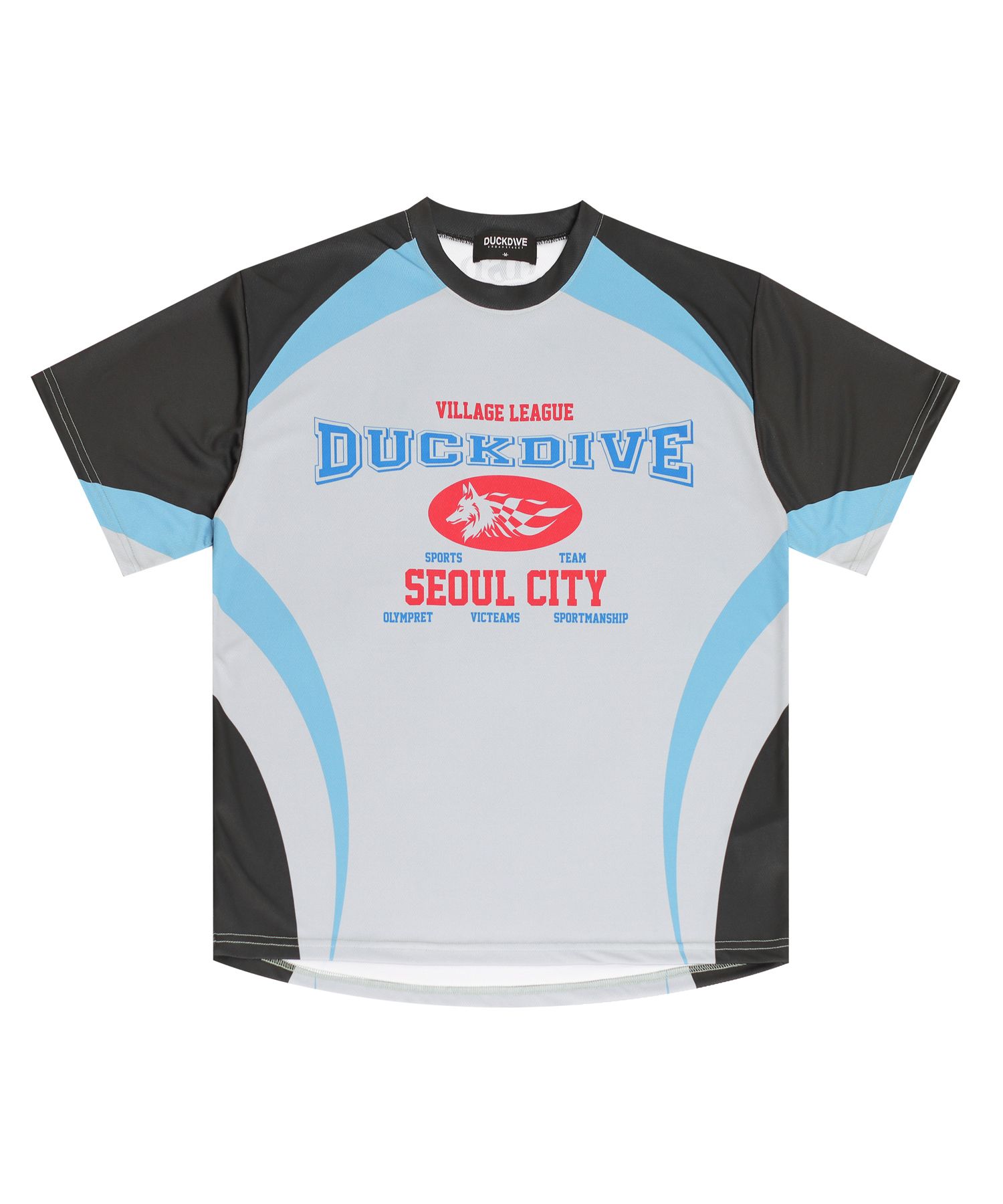 [DUCKDIVE] League Varsity Mesh Short Sleeve ★大人気★ MUSINSA公式 | DUCKDIVE League Varsity Mesh Short Sleeve Black