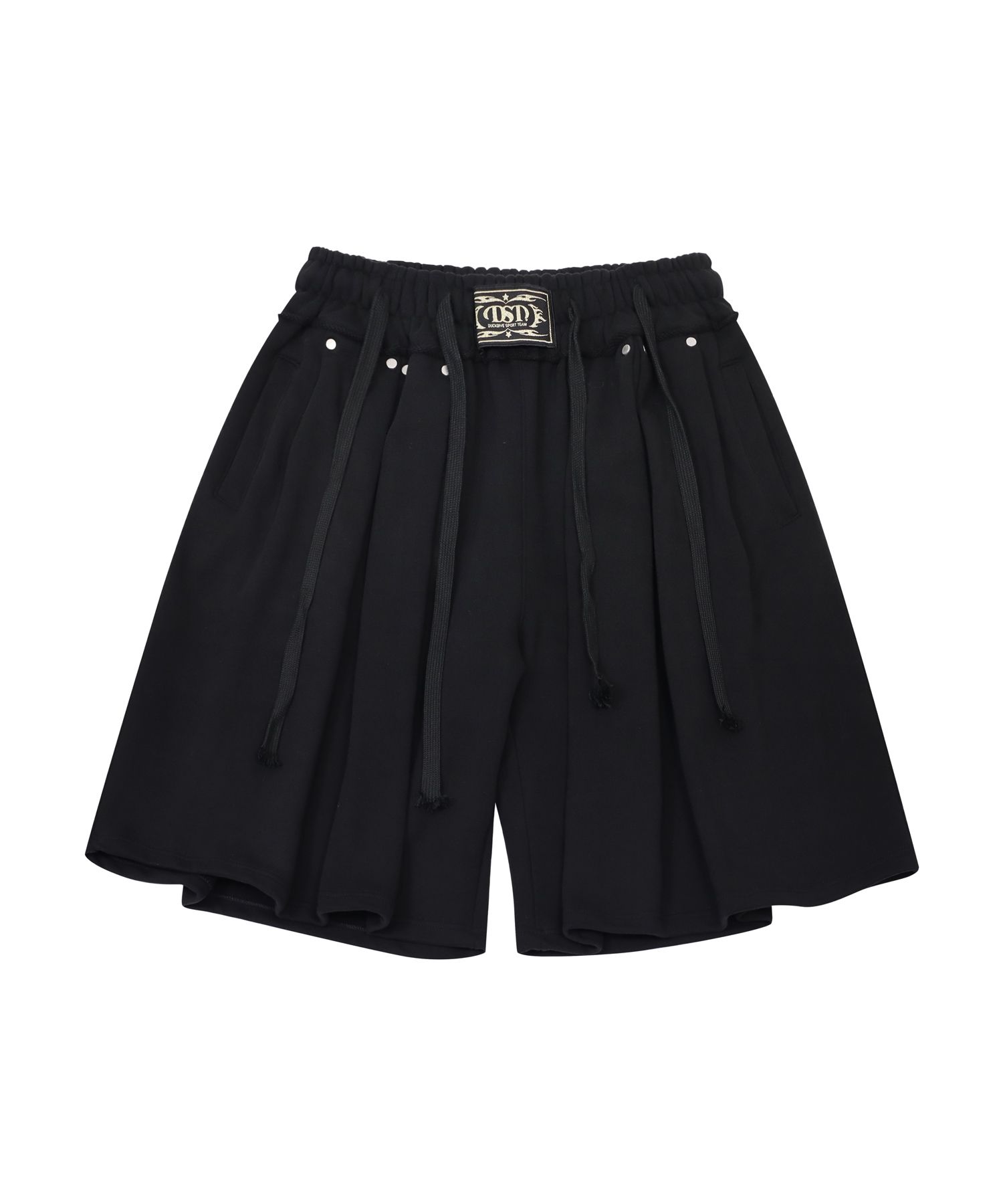 [DUCKDIVE] Crude Rivet Boxer Bermuda Pants ★大人気★ MUSINSA | DUCKDIVE Crude Rivet Boxer Bermuda Pants Black