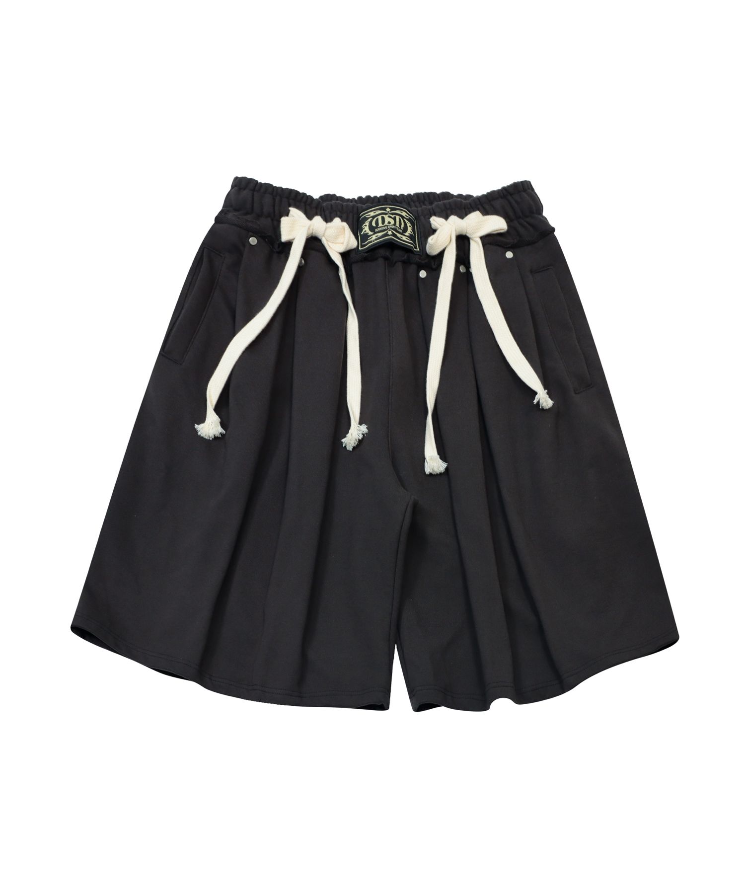 [DUCKDIVE] Crude Rivet Boxer Bermuda Pants ★大人気★ MUSINSA | DUCKDIVE Crude Rivet Boxer Bermuda Pants Black