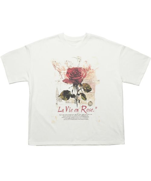 ★THE GREATEST★La Vie en Rose Tee MUSINSA | THE GREATEST La Vie en Rose T-Shirt White