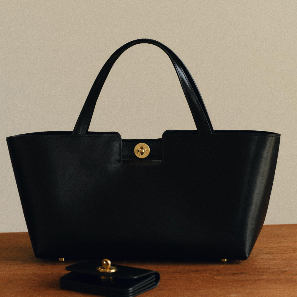 【monde monde】time tote bag small_3colors ☆送料関税込み☆ monde monde】time tote bag small_3colors ☆送料関税込み