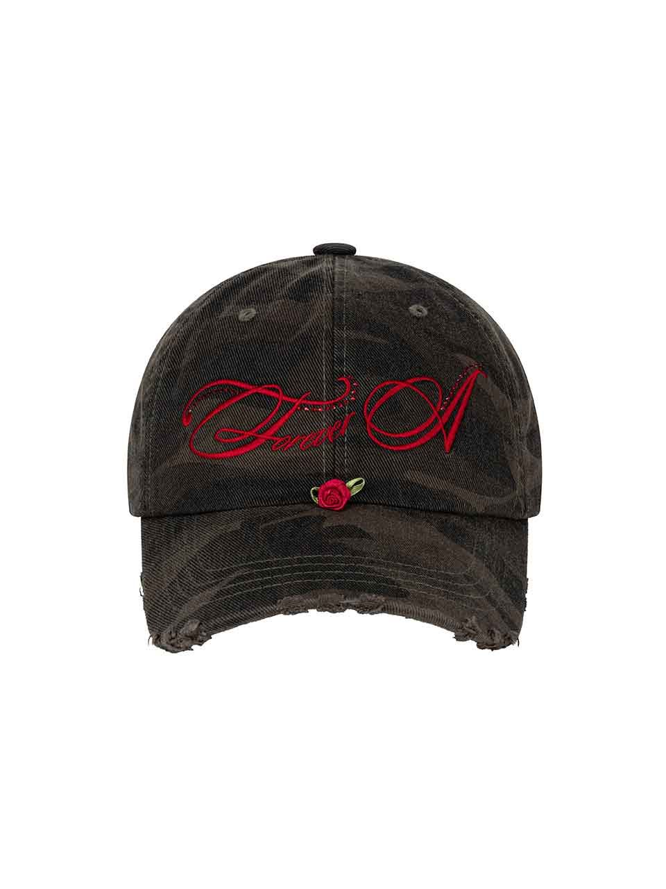 ★ 2000Archives★ FOREVER ROSE CAP CAMO 2A25D2TS07CA MUSINSA | 2000ARCHIVES FOREVER ROSE CAP (CAMO)