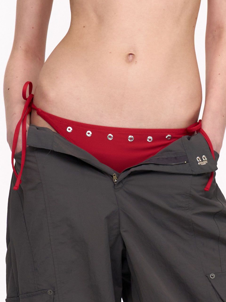 MUSINSA | 2000ARCHIVES AVA BIKINI BOTTOM (RED)