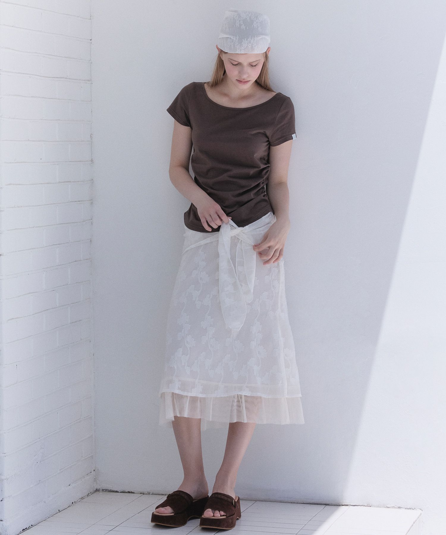 MARGARIN FINGERS ♥ RIBBON DETAIL MERMAID SKIRT MUSINSA | MARGARIN FINGERS RIBBON DETAIL MERMAID SKIRT