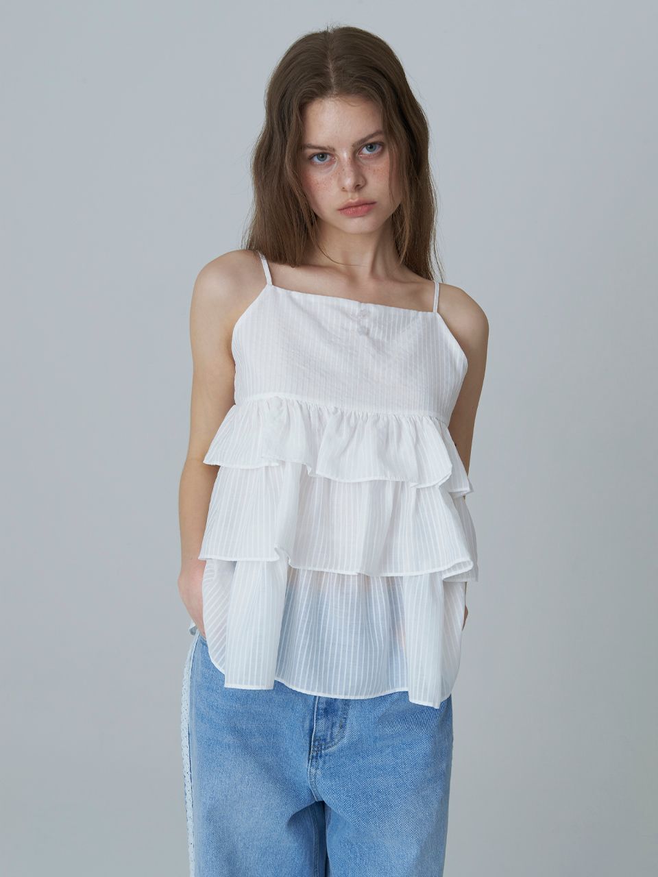 超人気の雑貨店 Stripe Rose ADOREBELLE | MUSINSA公式 Cancan White - Bustier トップス