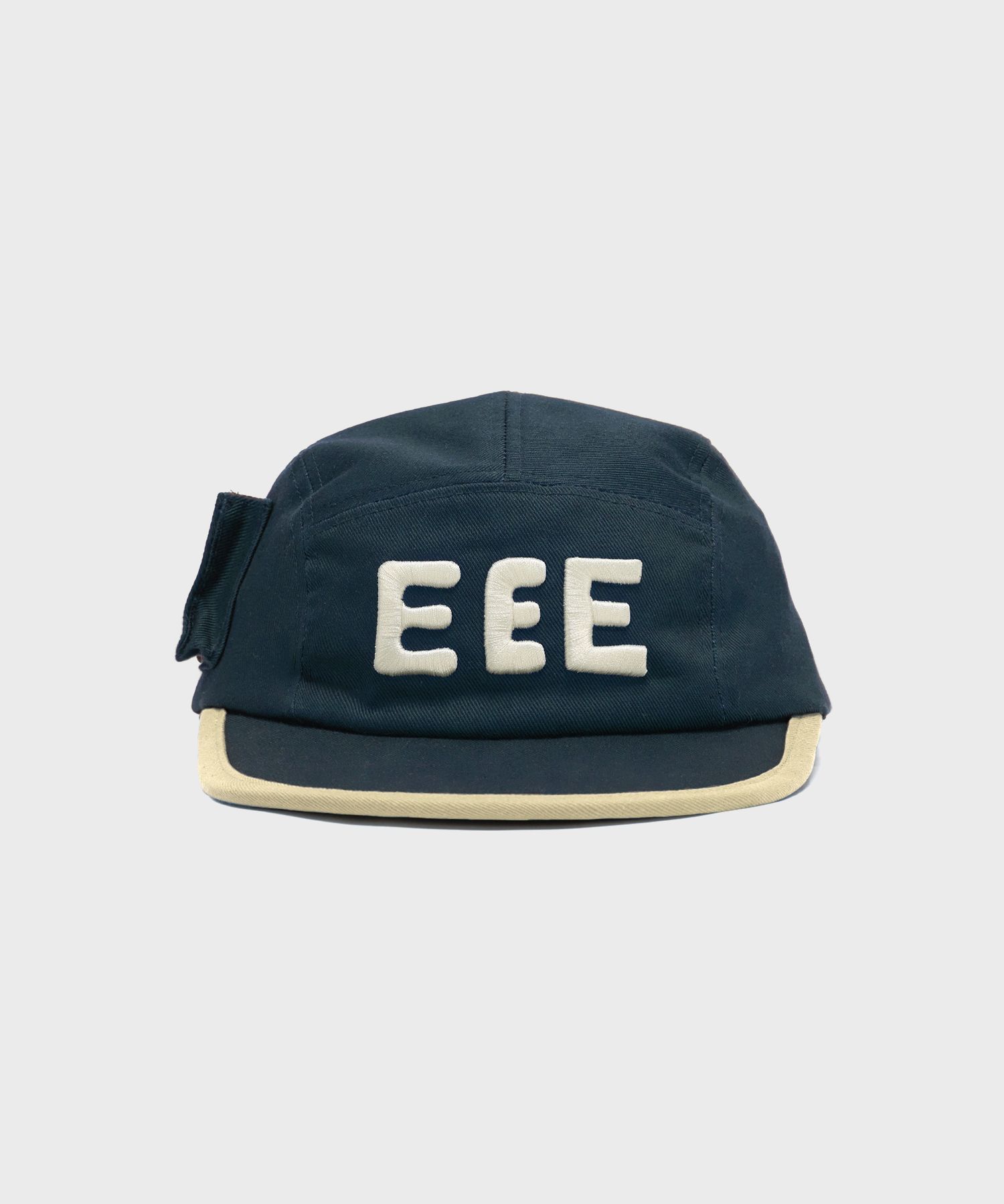 elldu（エルドゥ）ポケットキャンプキャップ EEE刺繍入り（チャコール） elldu/エルドゥ」EEE ポケットキャップ ユニセックス（キャップ