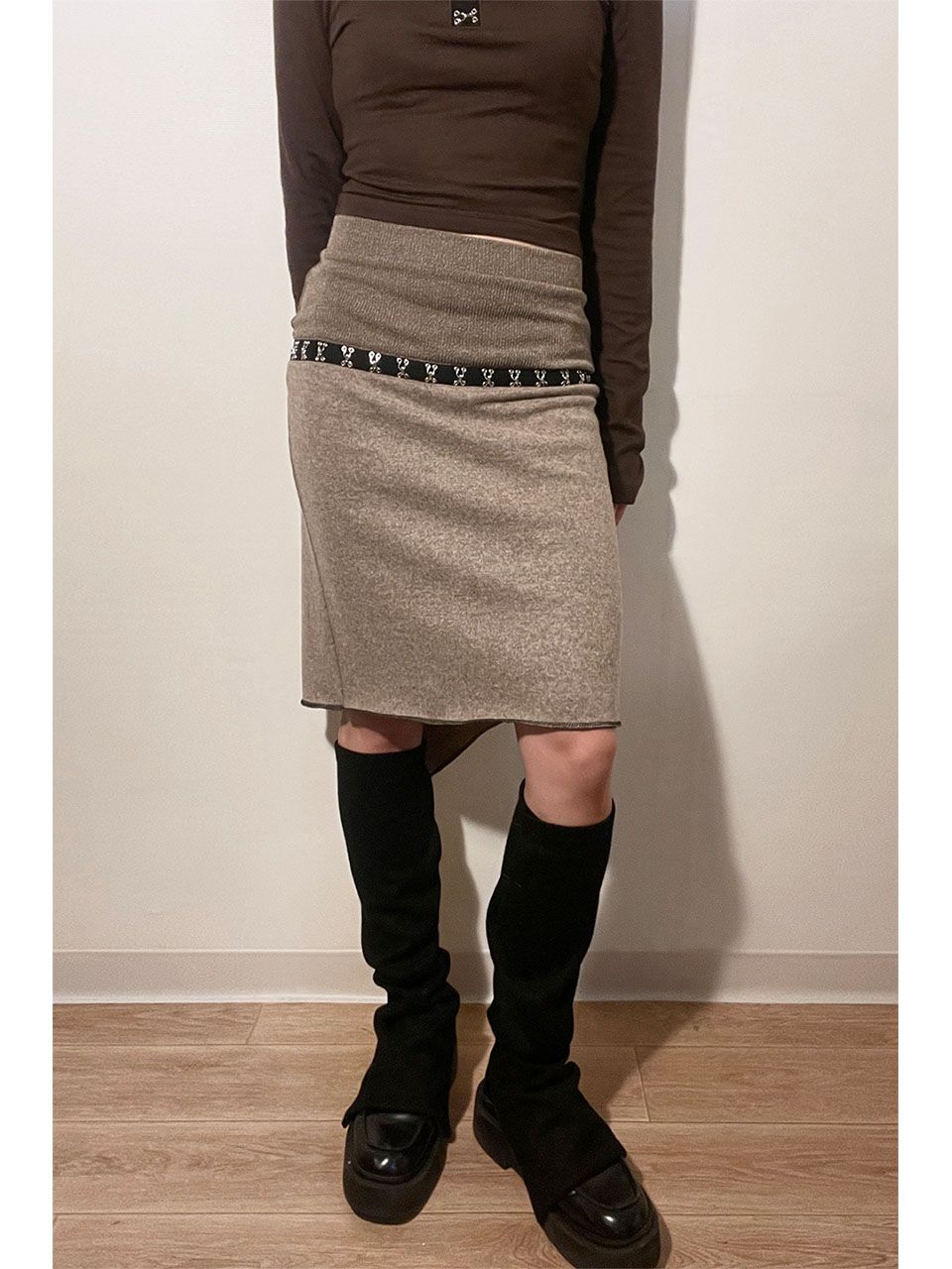 MAISON MARAIS ♥ Lace-trim Satin Midi Skirt /追跡付 Z Supply Nicoline Crinkle Satin Midi Skirt - Women's Skirts