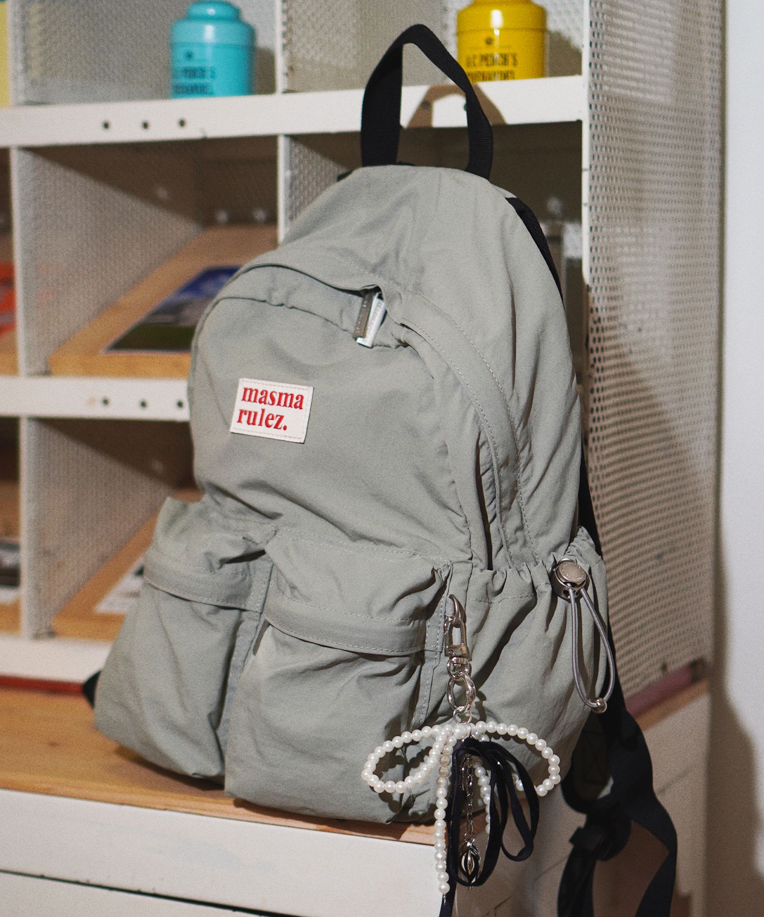 ★NOIAGO★STANDARD COZY BACKPACK★スタンダード バックパック MUSINSA | NOIAGO NOI1233 Multi Logo Backpack (Pink)