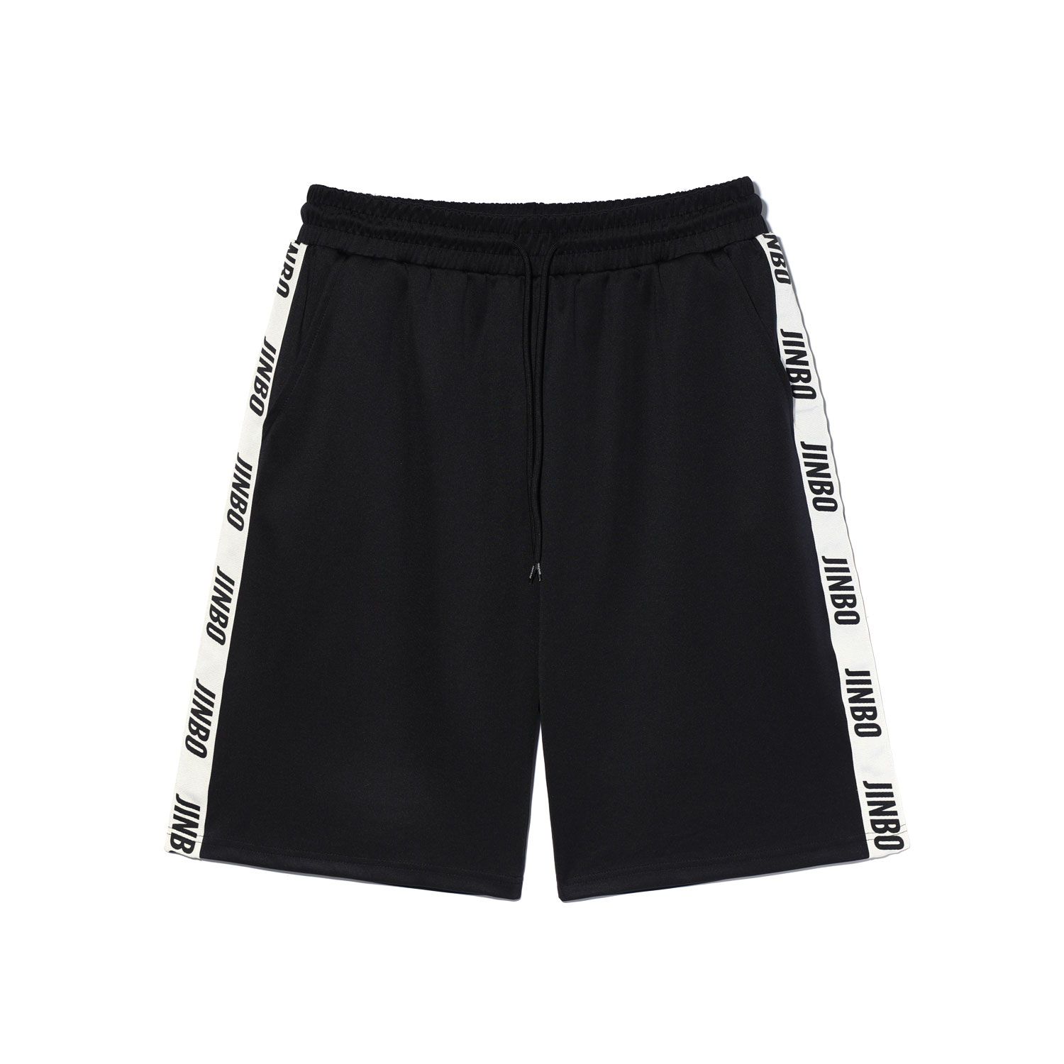 MUSINSA | FREEDOM Progressive Lettering Bermuda Shorts (Black)