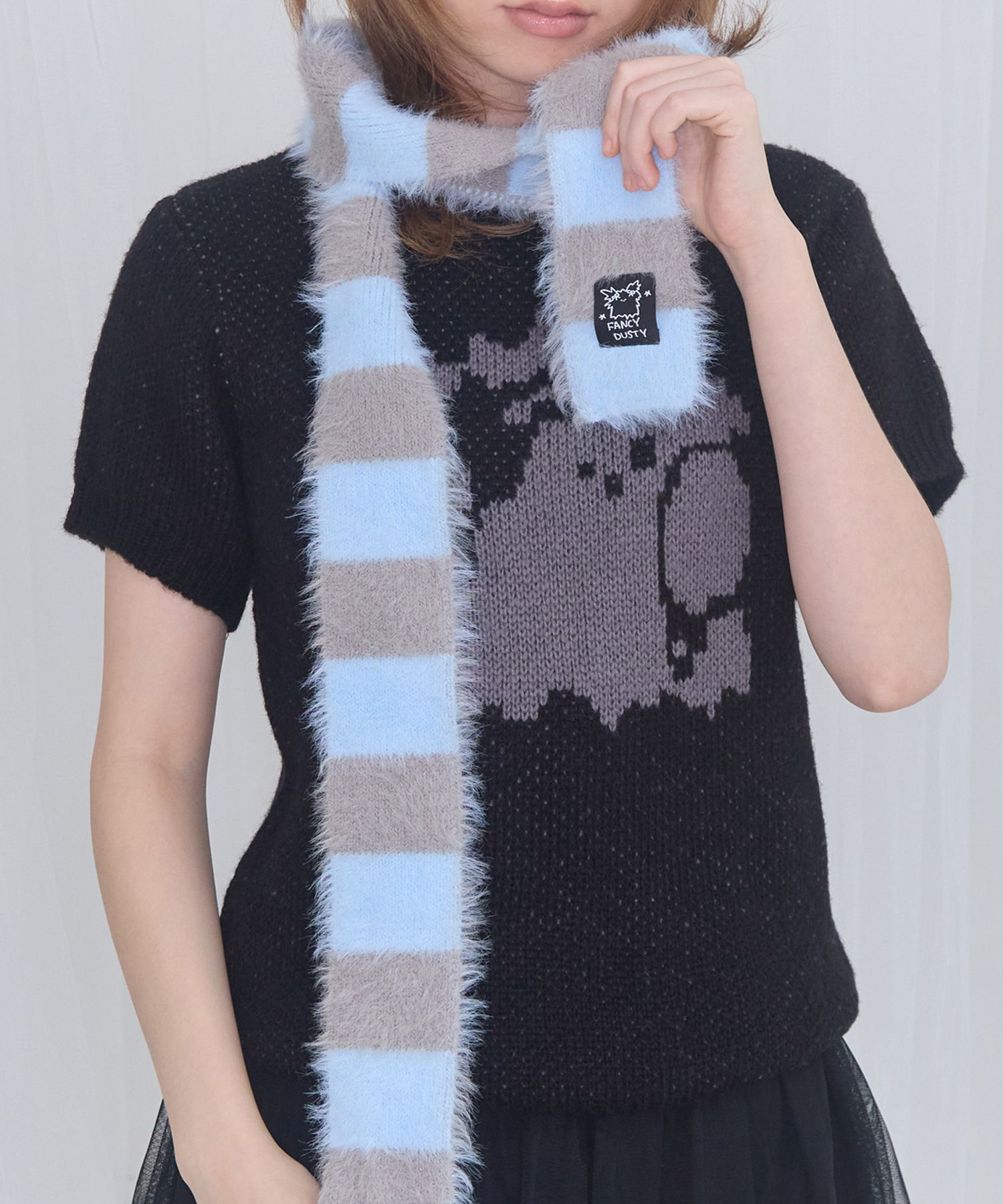 ✼••┈BLUE LABEL ファー付きマフラー┈••✼ ✼••┈BLUE LABEL ファー付きマフラー┈••✼の通販はau PAY マーケット
