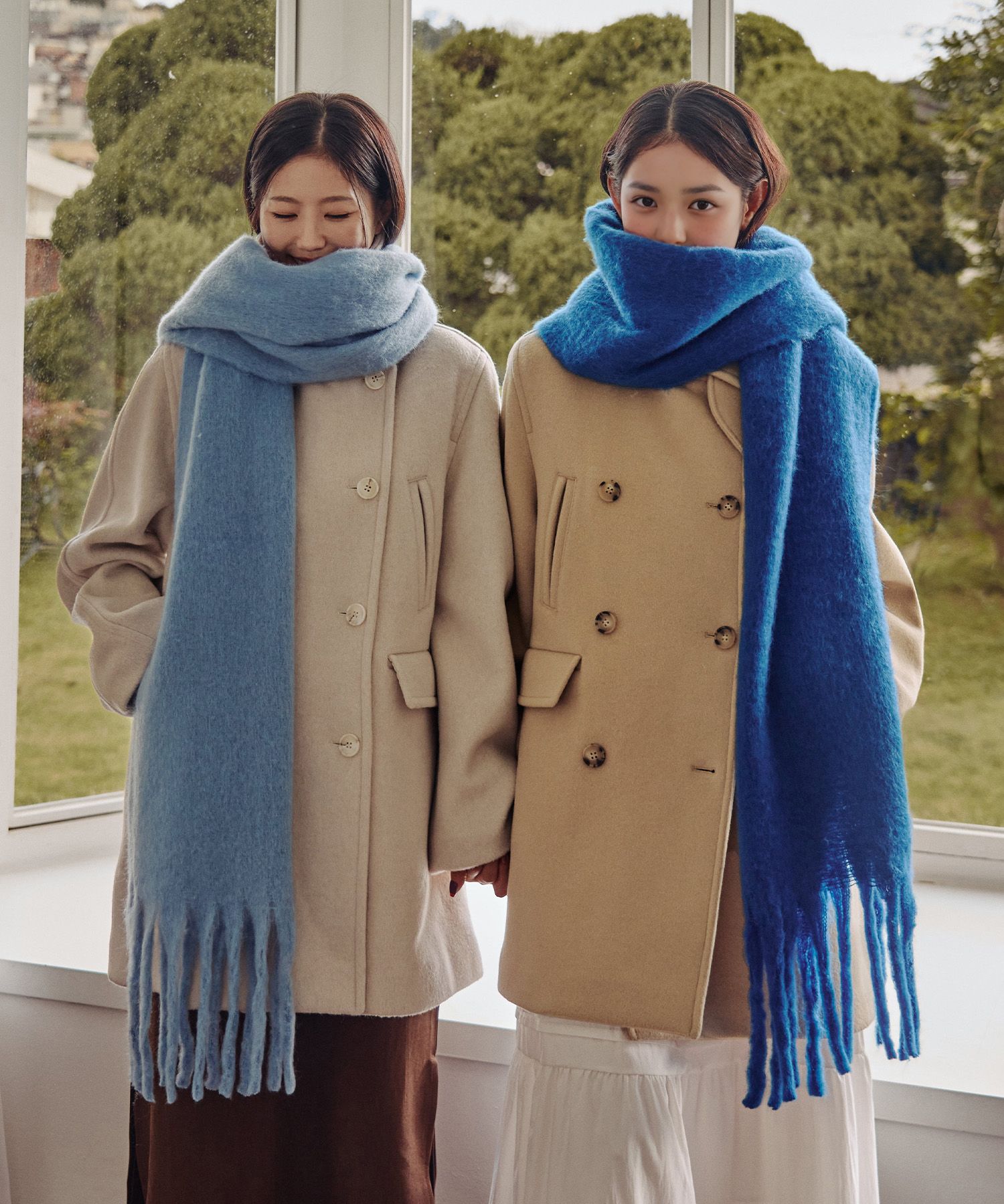 MUSINSA | SOUP Double Breasted Half Wool Coat (SBAHCF1)