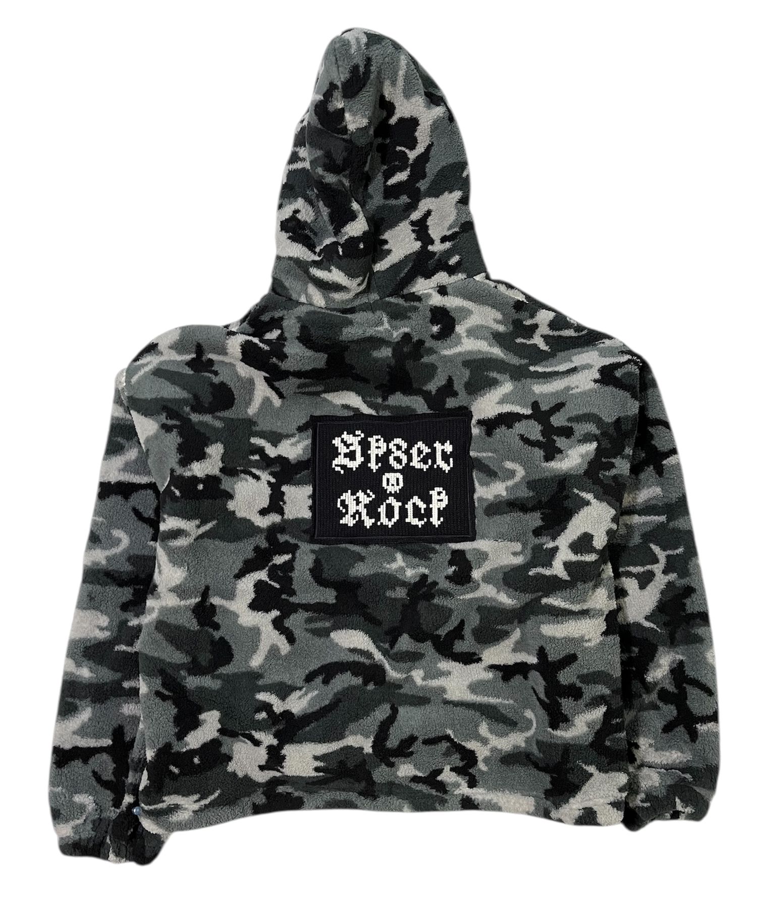 MUSINSA公式 | SK8ER ROCK Camouflage Fleece Hood Zip-up Jacket ((gray))