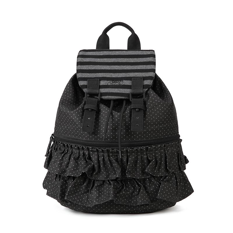 MUSINSA | VANWALK Shirring Backpack [Black]