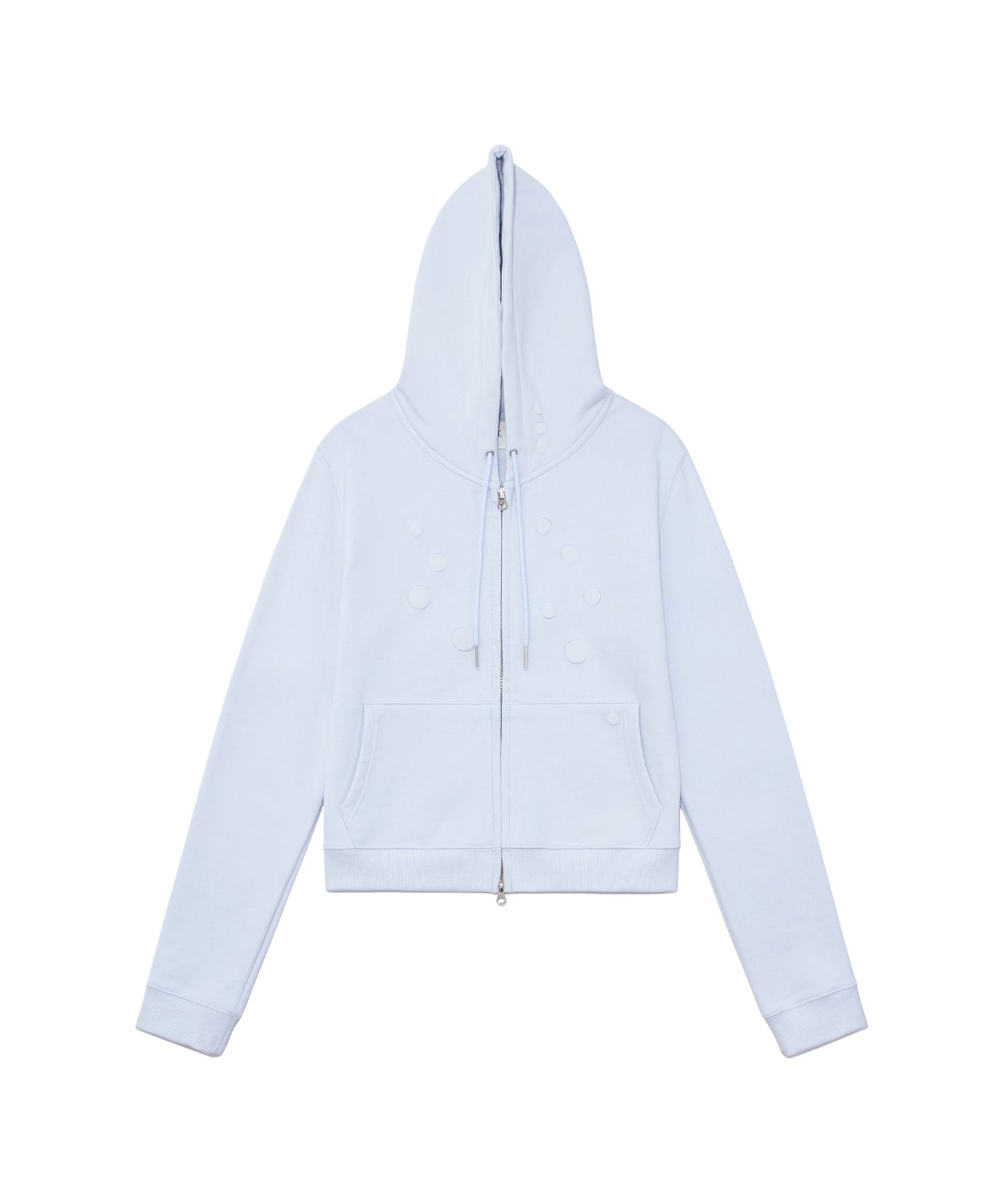 MUSINSA | THE COLDEST MOMENT TCM dot hooded zip-up (sky blue)