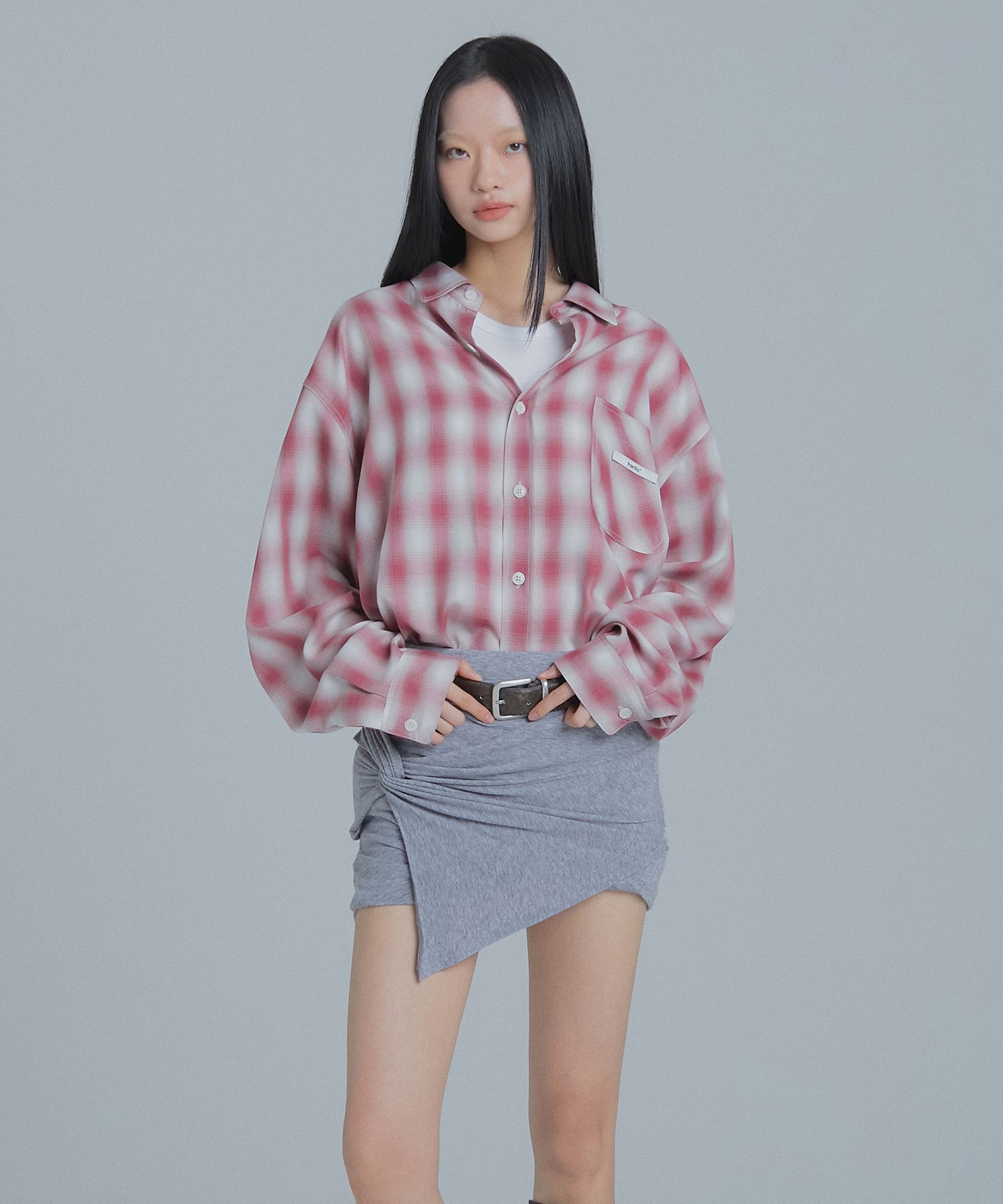 Oversized Check Shirt