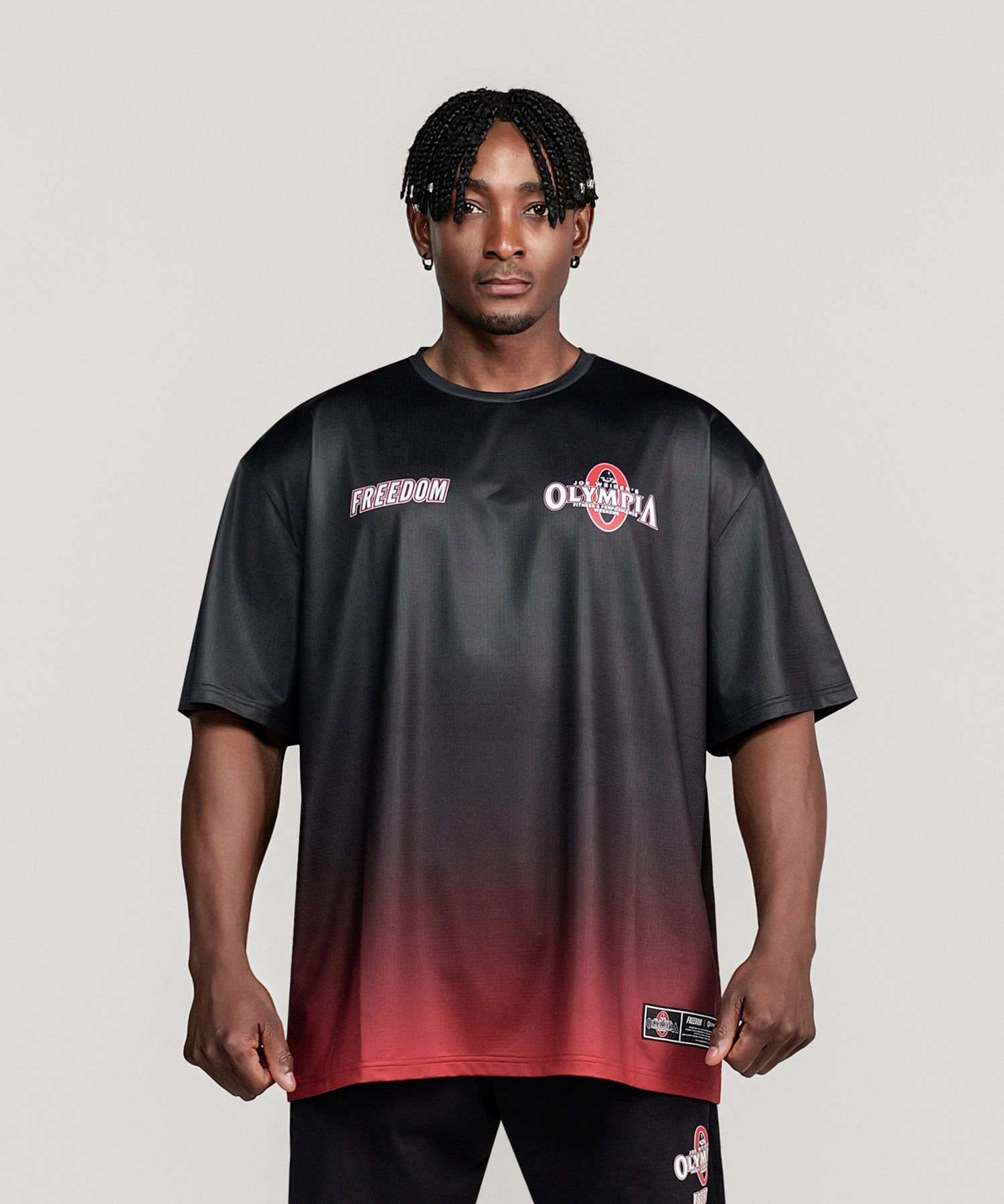 MUSINSA公式 | FREEDOM オリンピアグラデーションエア半袖Tシャツ