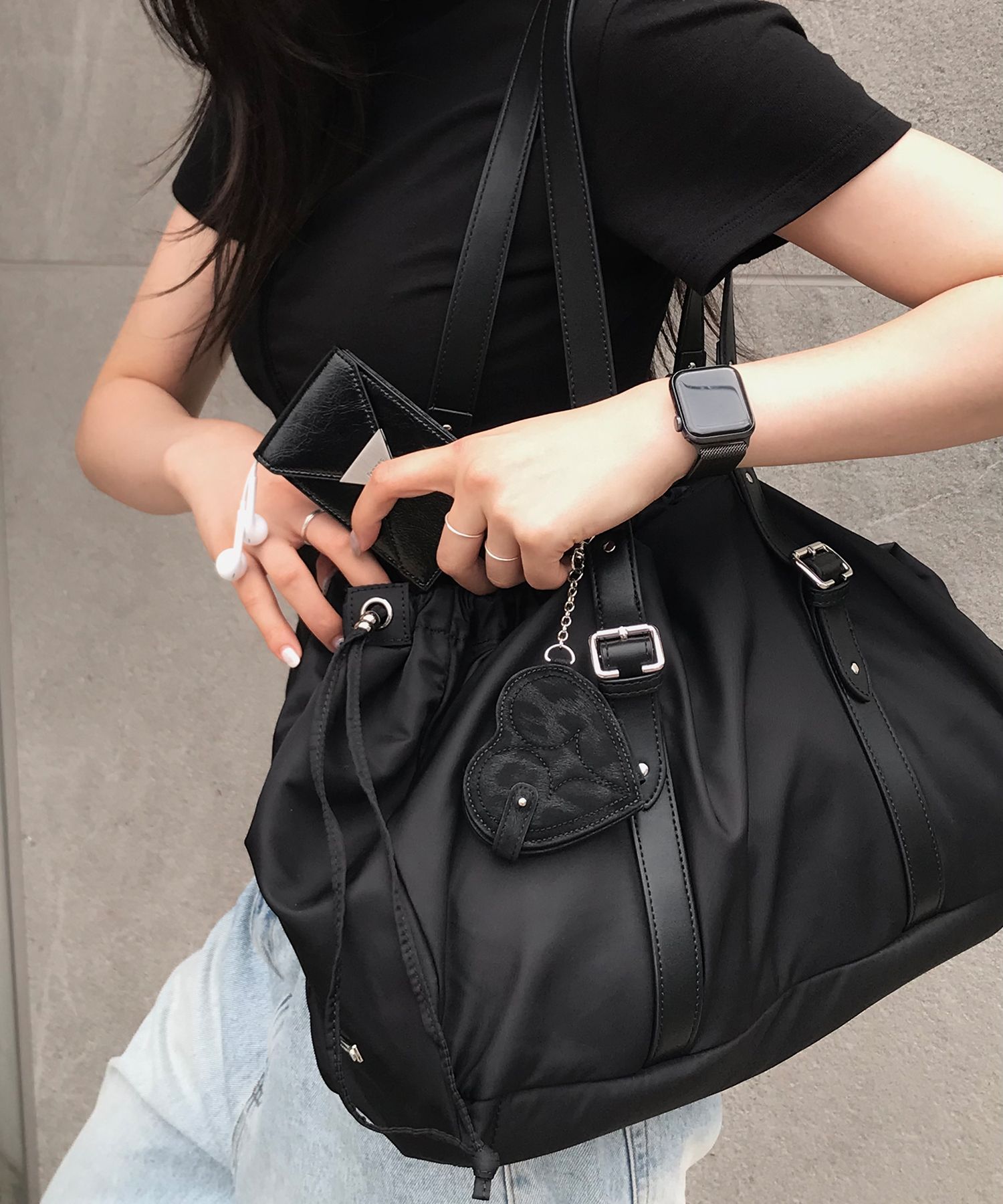 MUSINSA公式 | fennec VEIL BAG - BLACK