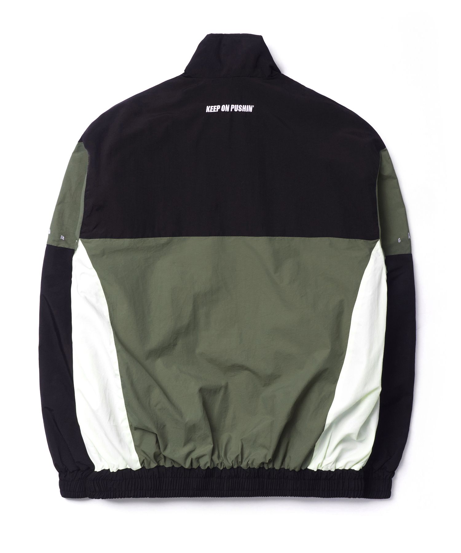 MUSINSA | QT8 GARMENTS LB Old Track Jacket (Khaki)