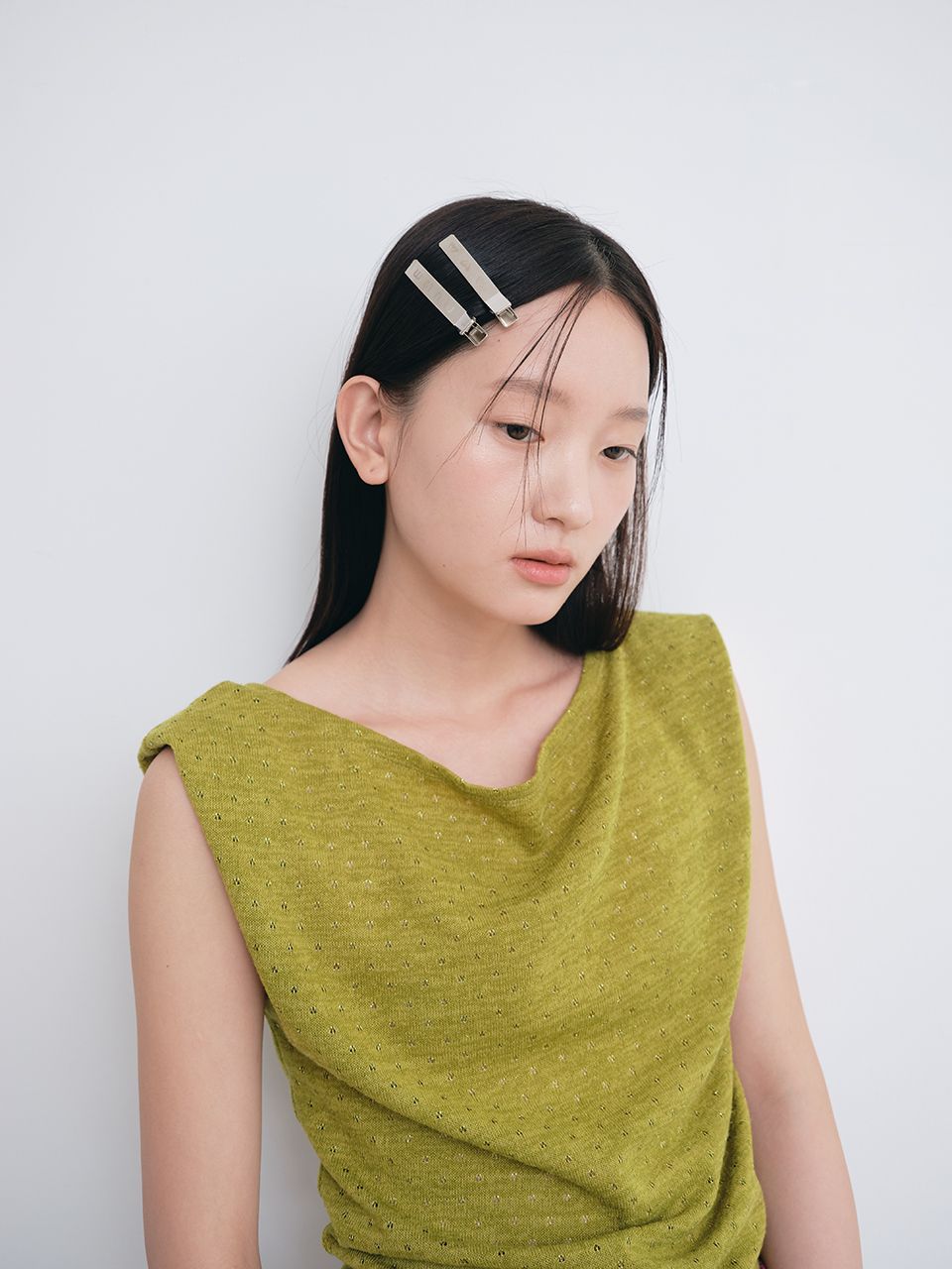 MUSINSA公式 | MUWM ロゴヘアピンセット シルバー Hair Pin Set (Silver)