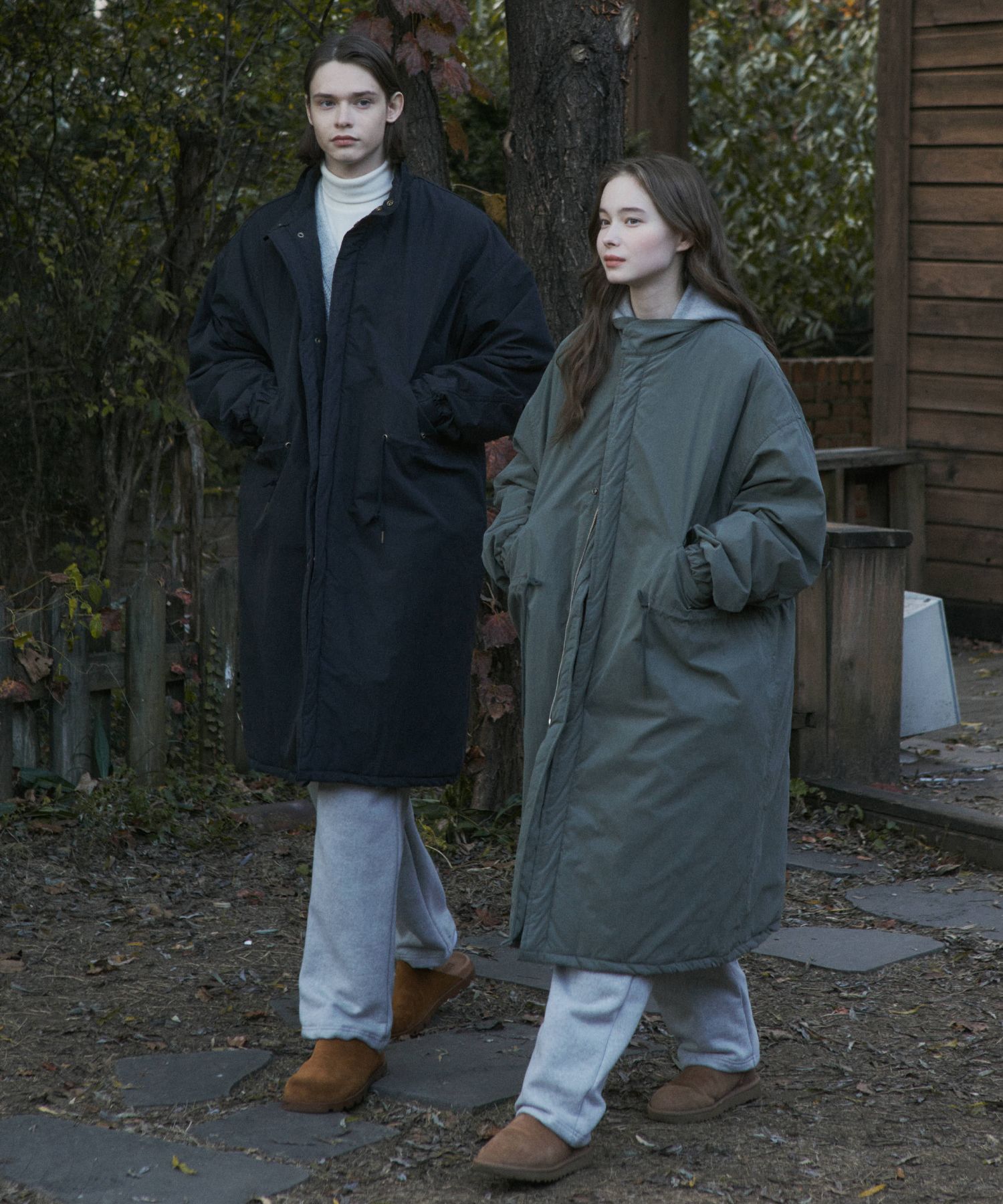 MUSINSA | WEDNESDAY OASIS M-65 fishtail parka padded coat (3 colors)