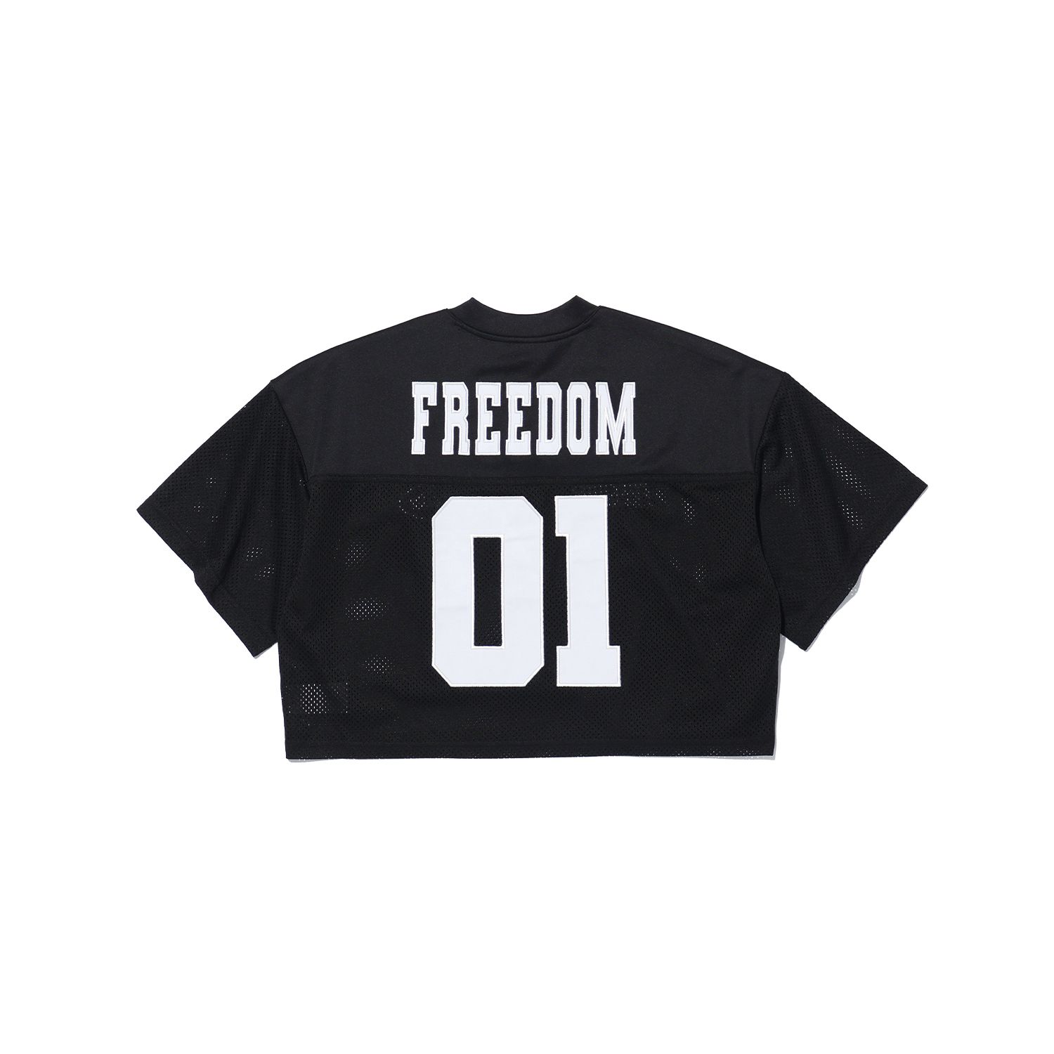 MUSINSA | FREEDOM Womens Crop Rugby Jersey_2color