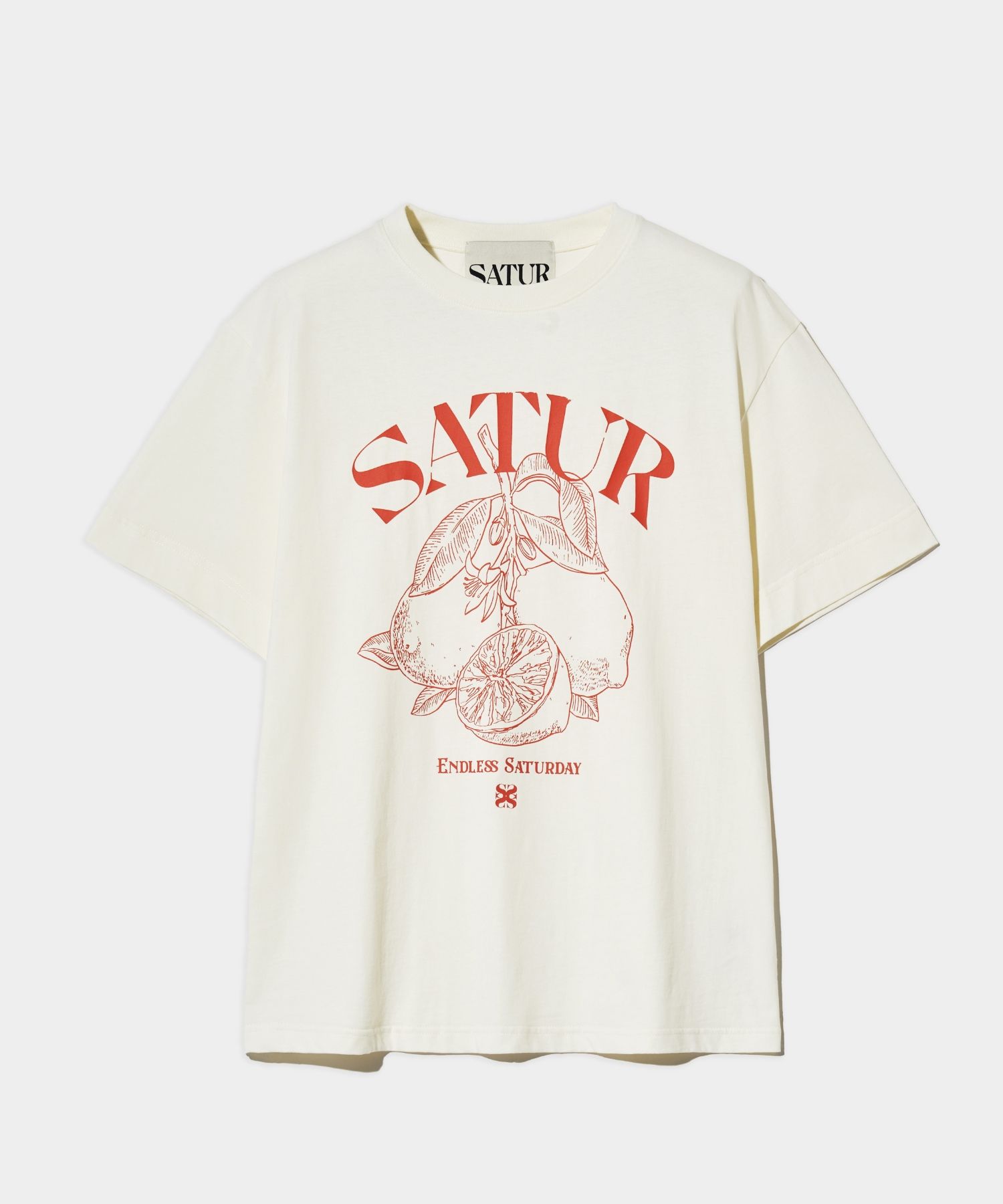 MUSINSA公式 | SATUR Capri Citron Drawing Summer Graphic