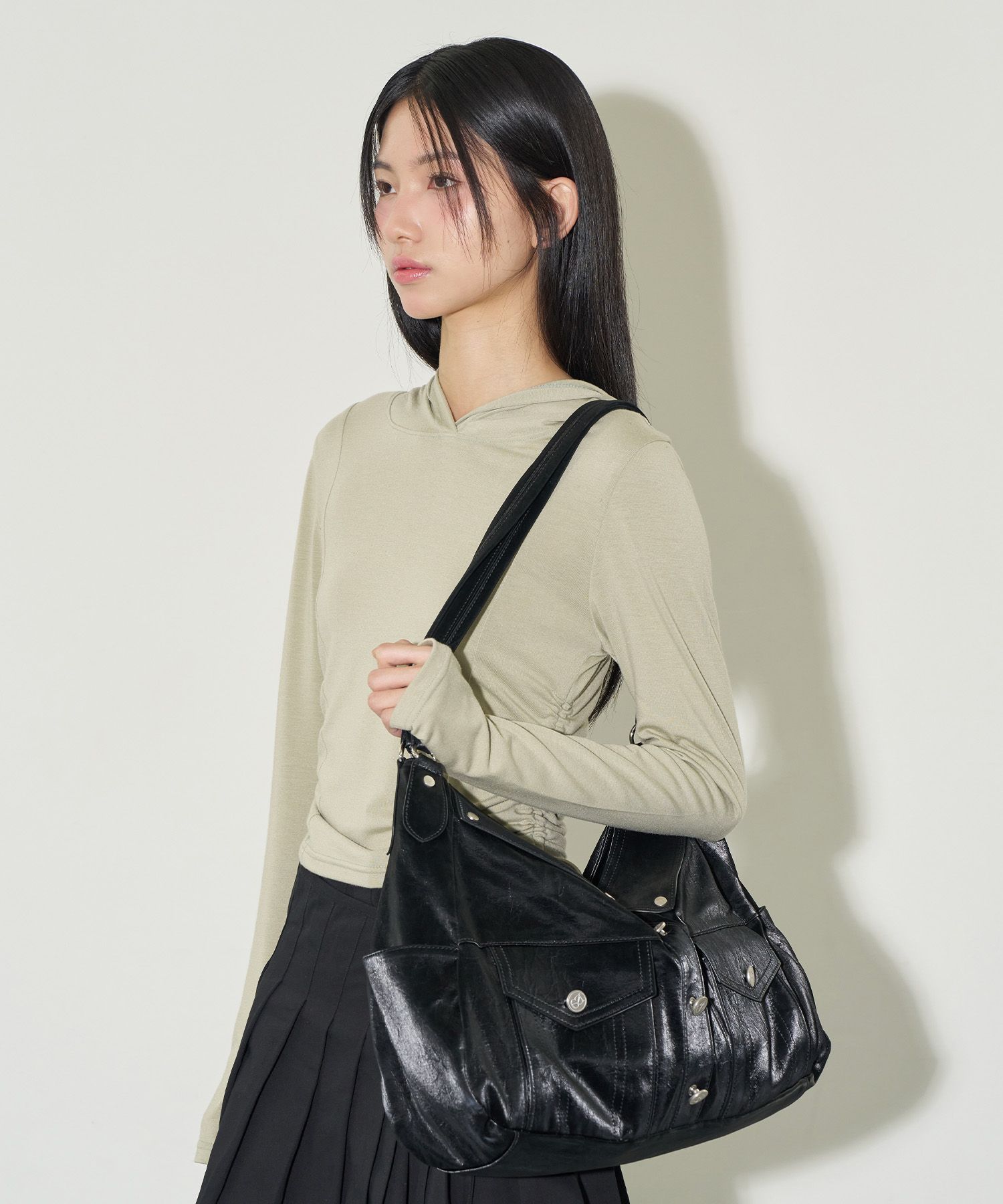 ●ILLIGO● Trucker Tote Bag Black 5010268084 ILLIGO Trucker Tote Bag Black 5010268084 (ILLIGO/トート
