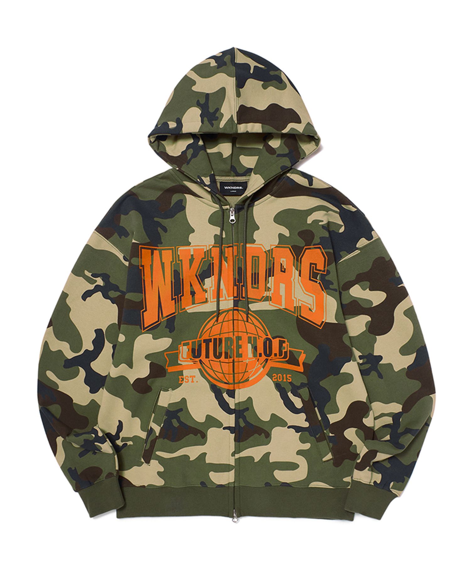 MUSINSA公式 | WKNDRS H.O.F ZIPUP HOODIE (CAMO)