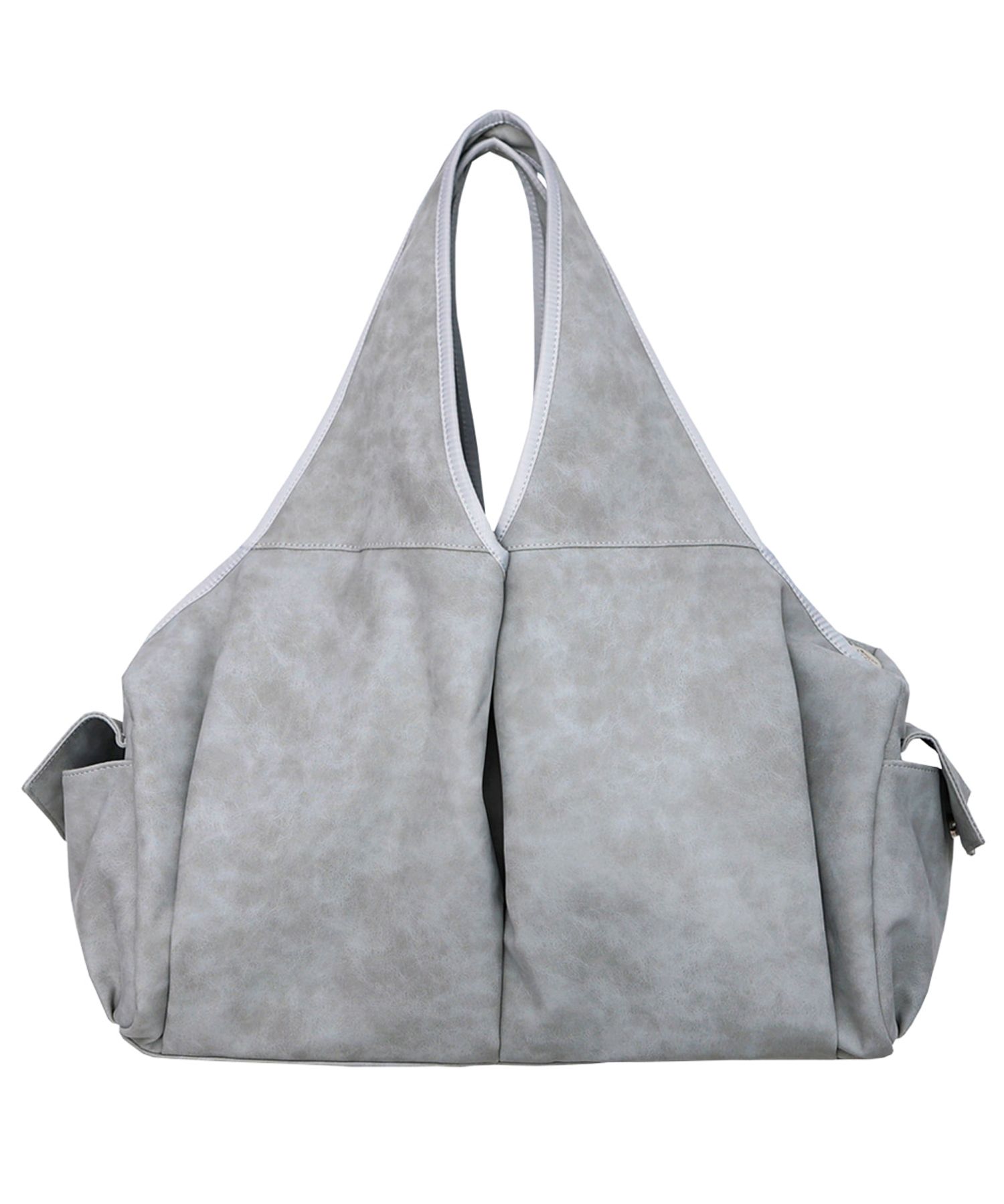 MUSINSA | SIWEOL107 [Vegan Nubuck] Bow Shoulder Bag (Light Gray)