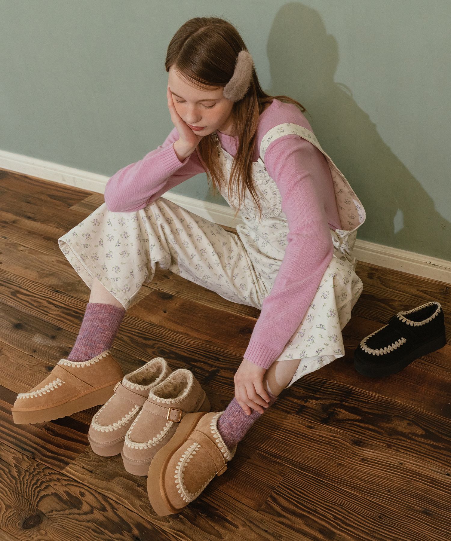 MUSINSA公式 | MACMOC Bbodeuk ソフトレザー防寒シューズ