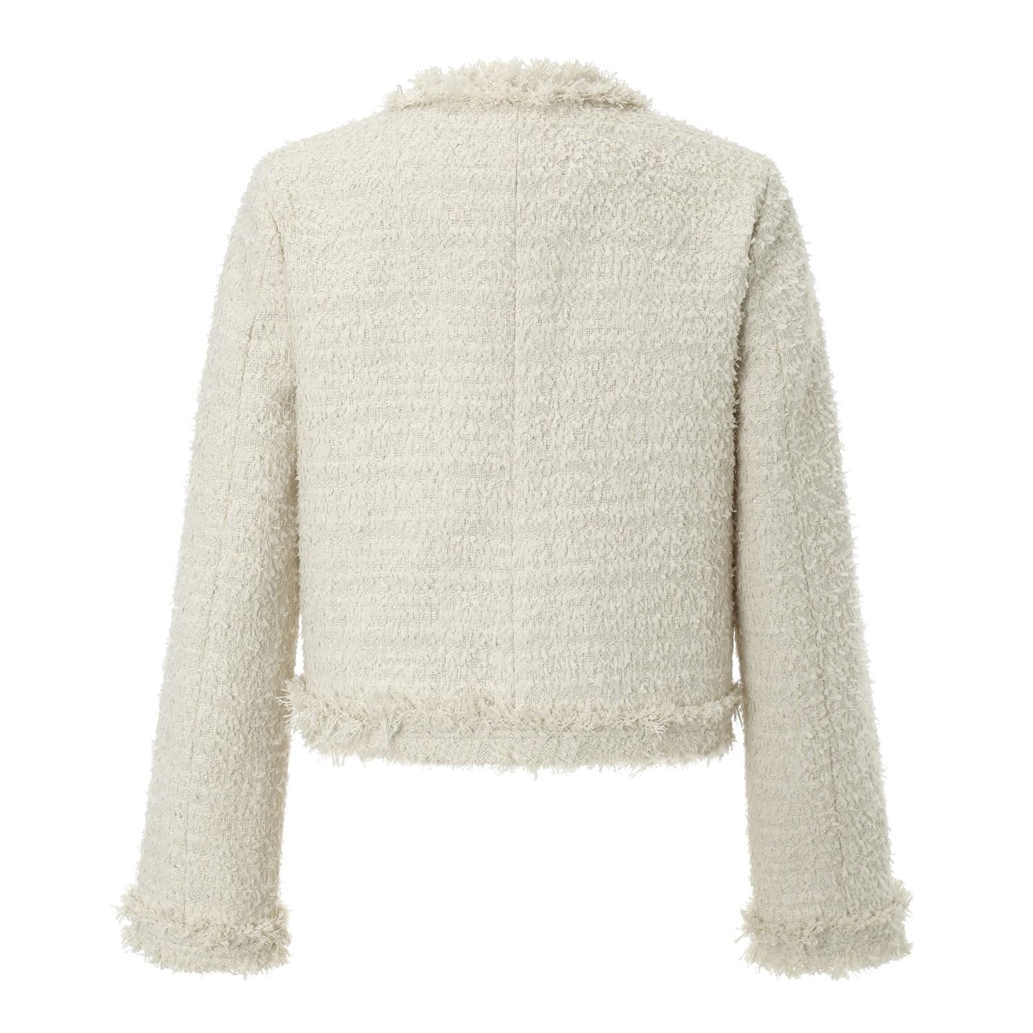 ◆KHAKIPOINT◆ Antique Crop Tweed Jacket ivory P00000ZF MUSINSA | KHAKIPOINT Antique Crop Tweed Jacket (ivory)