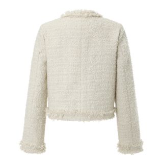 ジャケット・アウター KHAKIPOINT Antique Crop Tweed Jacket MUSINSA | KHAKIPOINT Antique Crop Tweed Jacket (ivory)