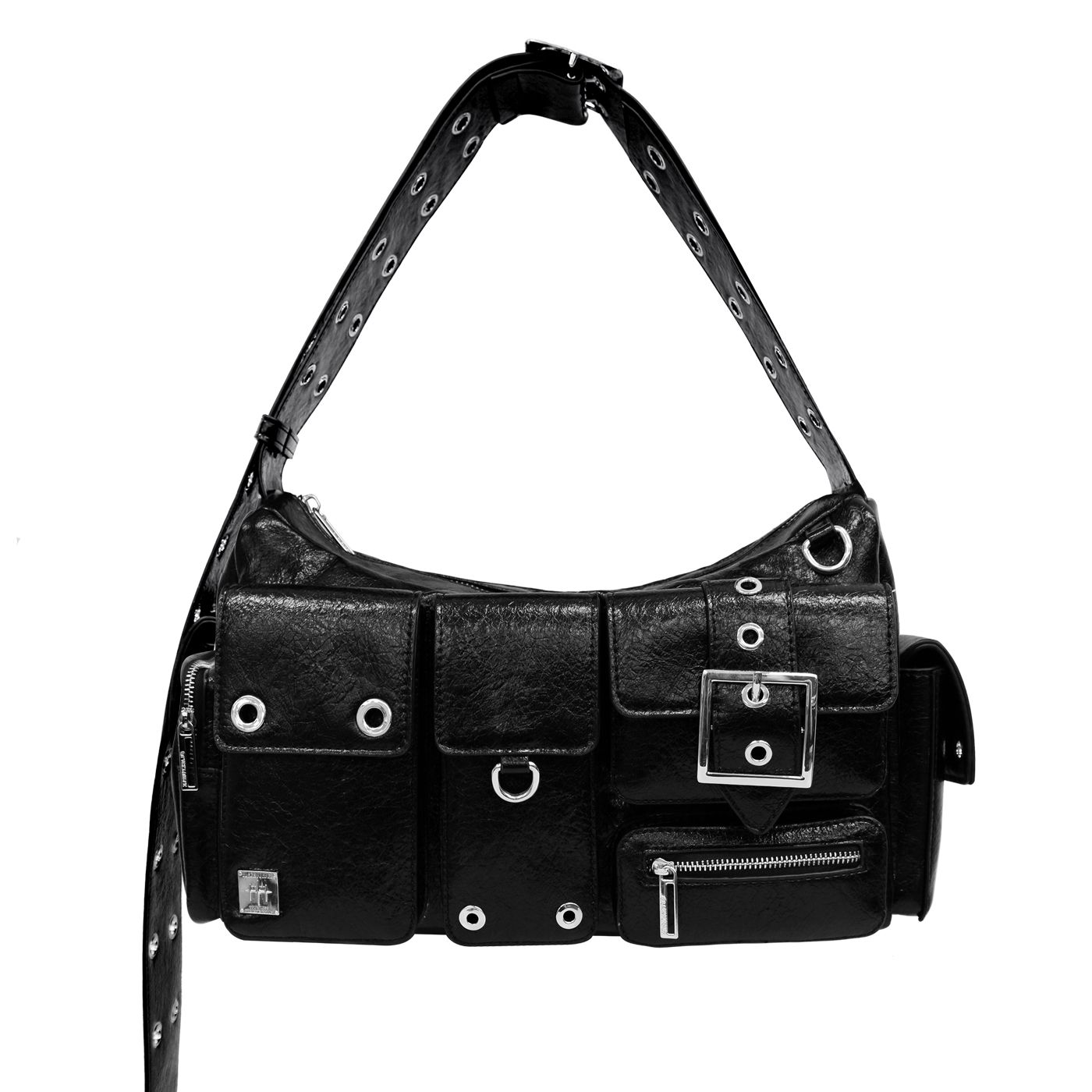 【BLACK PURPLE】24FW Fortress Bag ★男女共用★韓国人気★ MUSINSA公式 | BLACK PURPLE [GL] Fortress Bag-Black