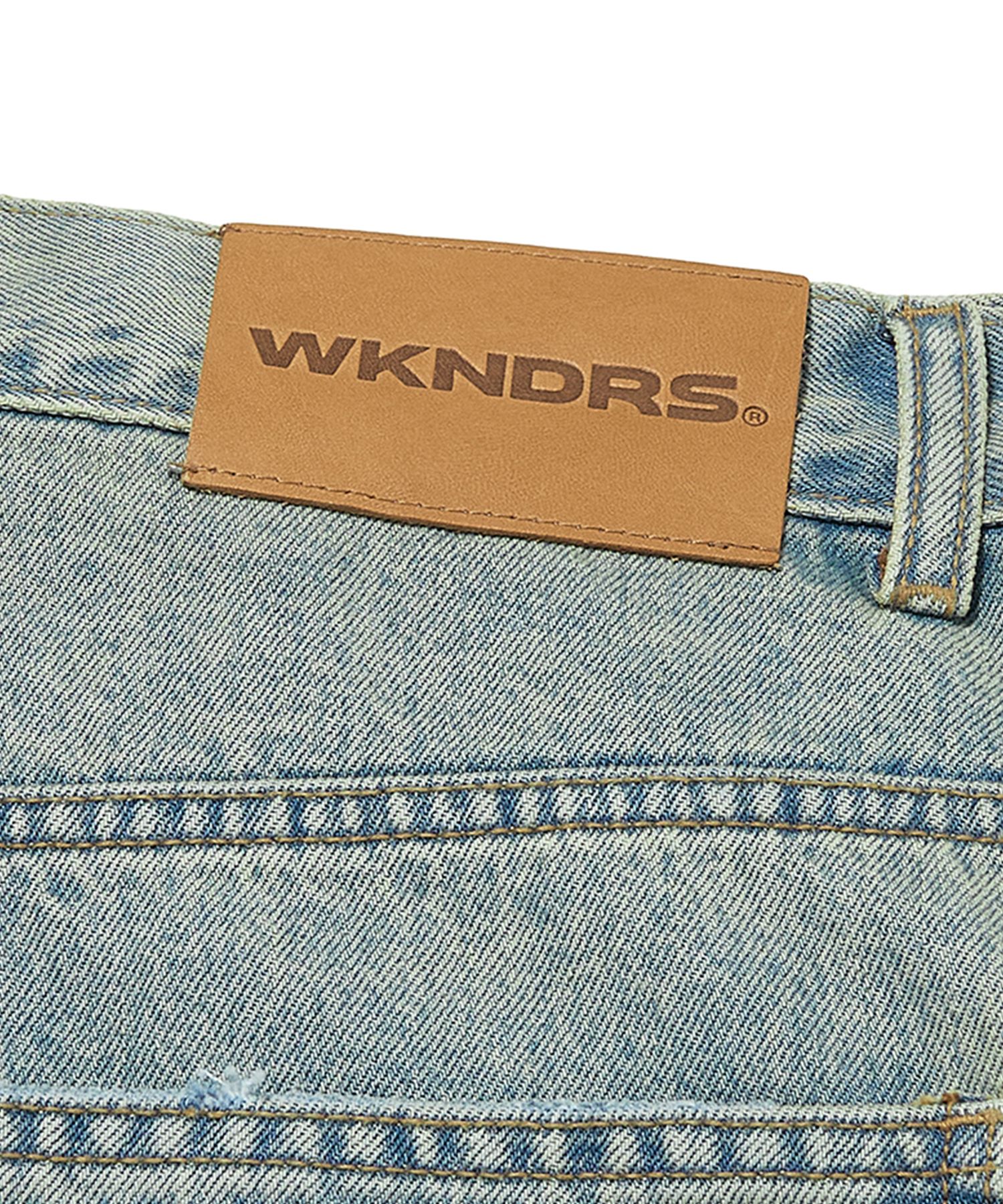 ★2025SS新作★WKNDRS★STITCH DISTRESSED PANTS MUSINSA | WKNDRS STITCH DISTRESSED PANTS (S.DENIM)